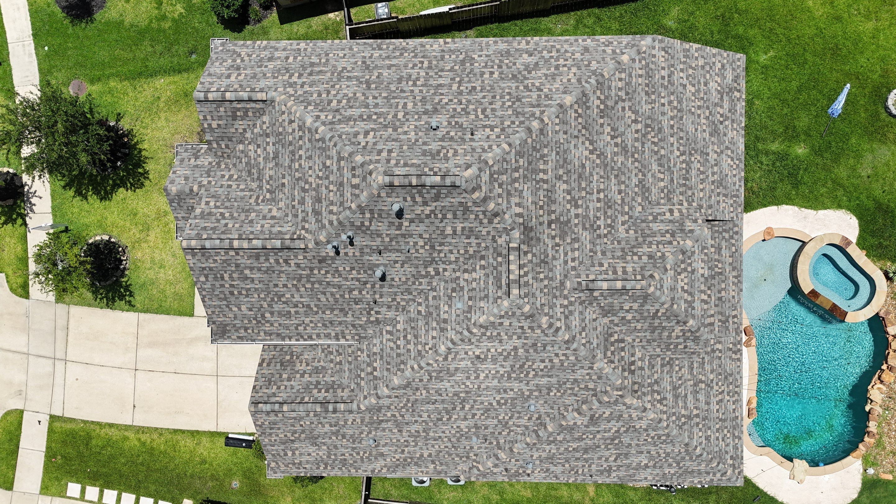 Residential Roofing Installation using IKO Dynasty in Tomball by Core Four Roofing