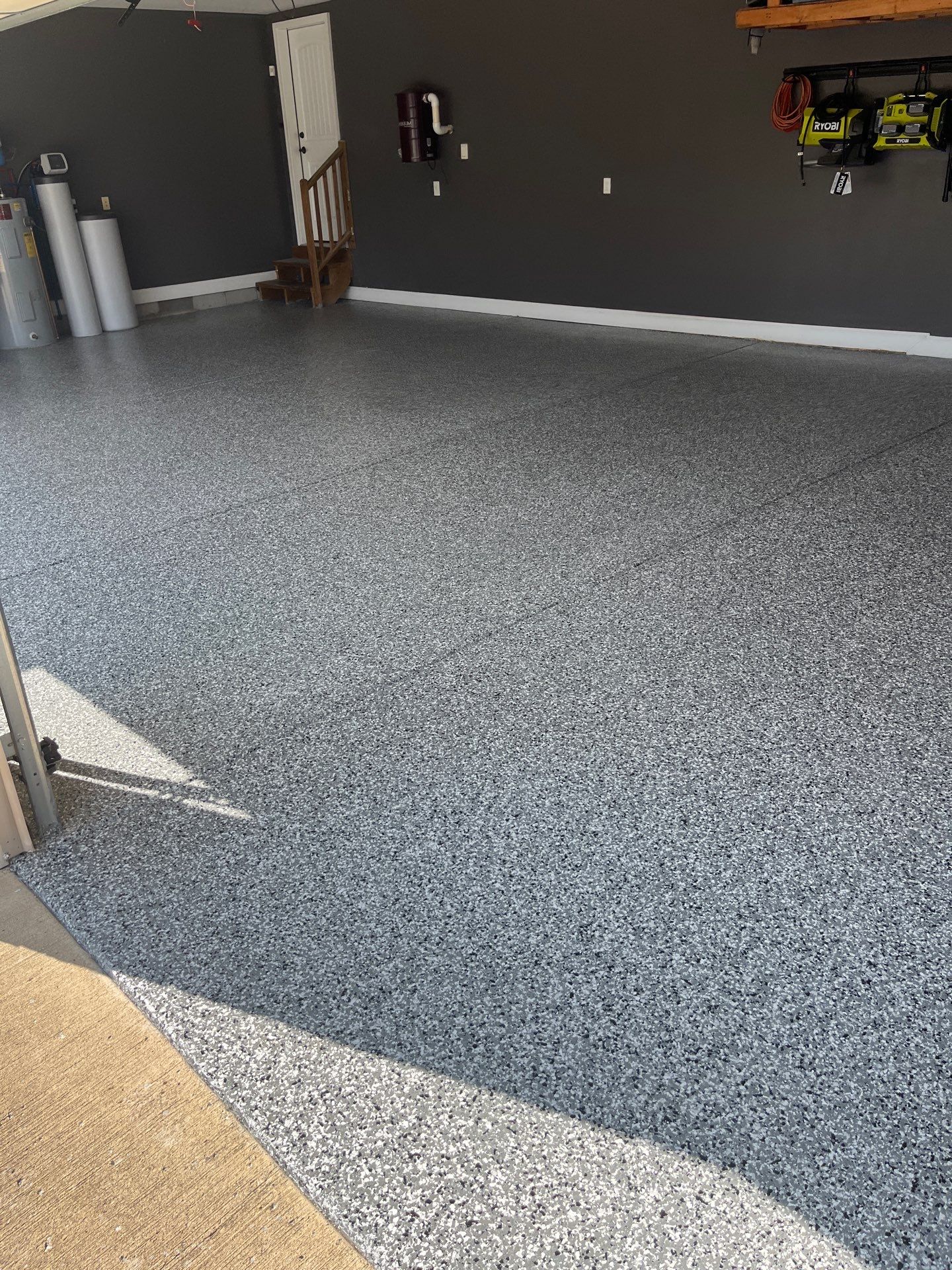 Garage Floor Coating using Wombat by My Garage Floor Guys