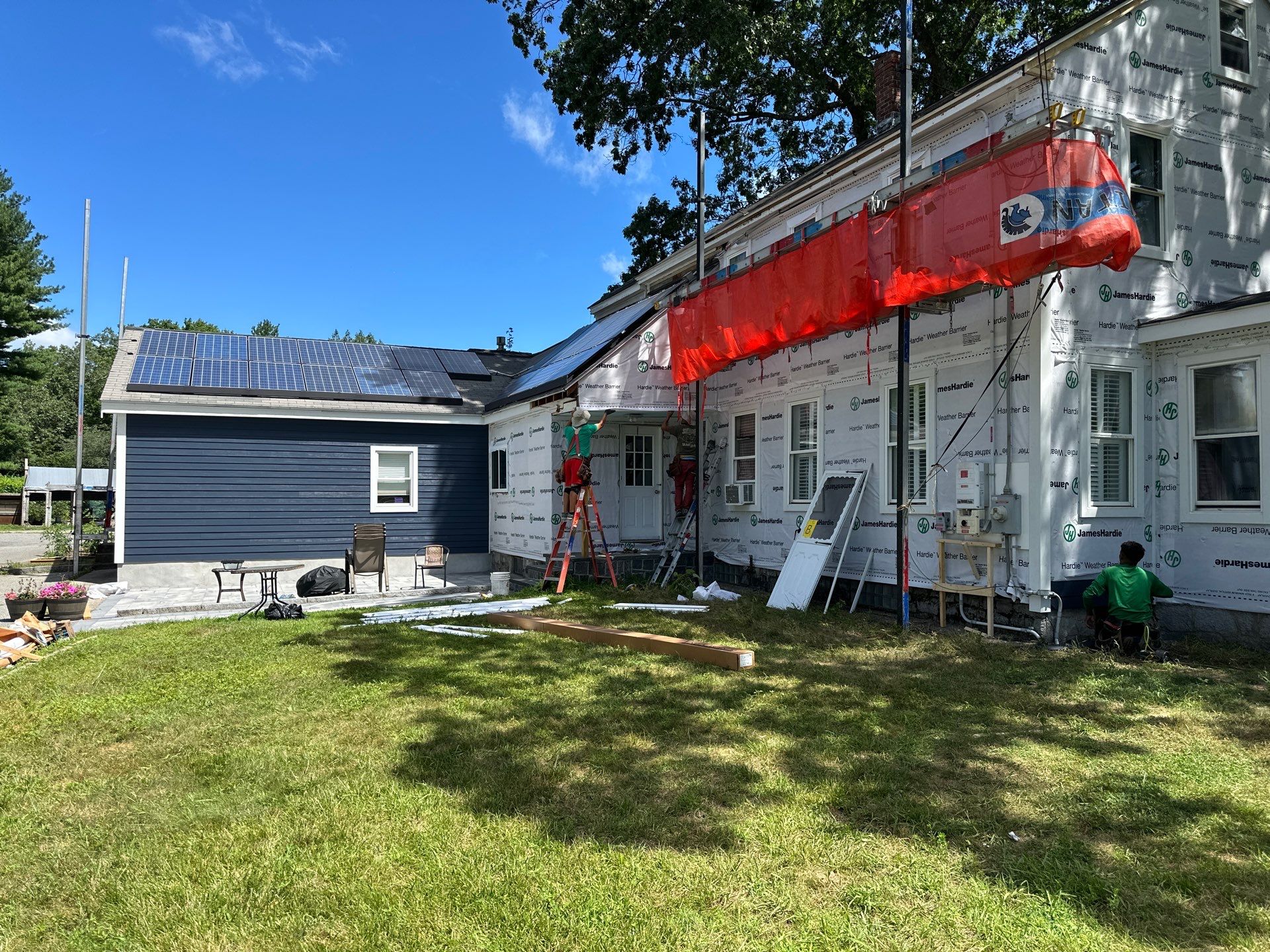 James Hardie Lap Siding Installation in Chelmsford, MA by Mighty Dog Roofing of Greater Middlesex County