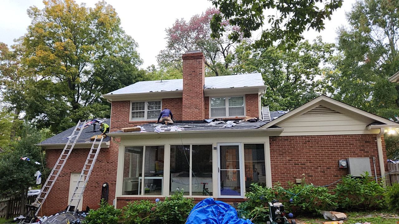 New Roof with Solar Panels by Just In Time Roofing and Restoration
