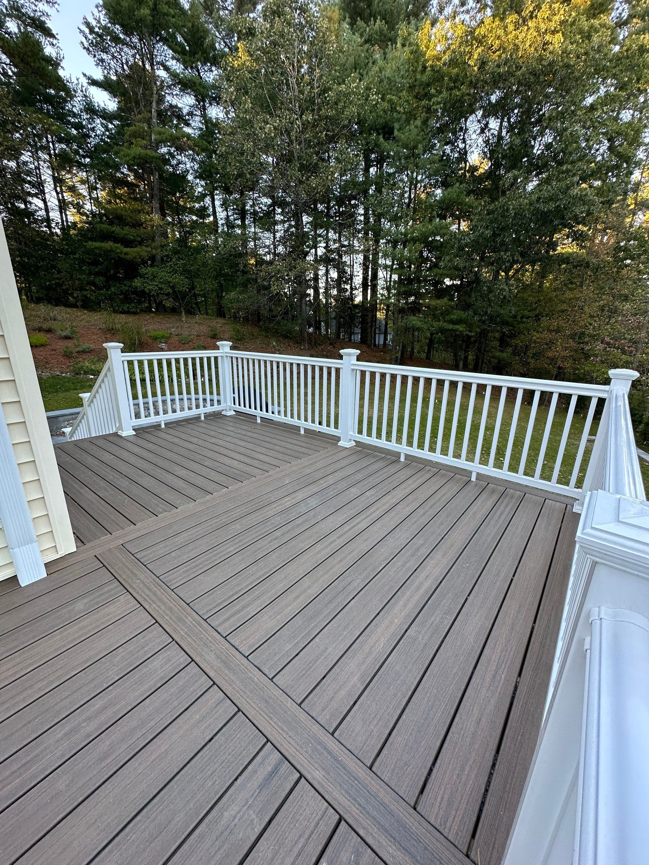 New Deck buit in Medfield MA by UBrothers Construction