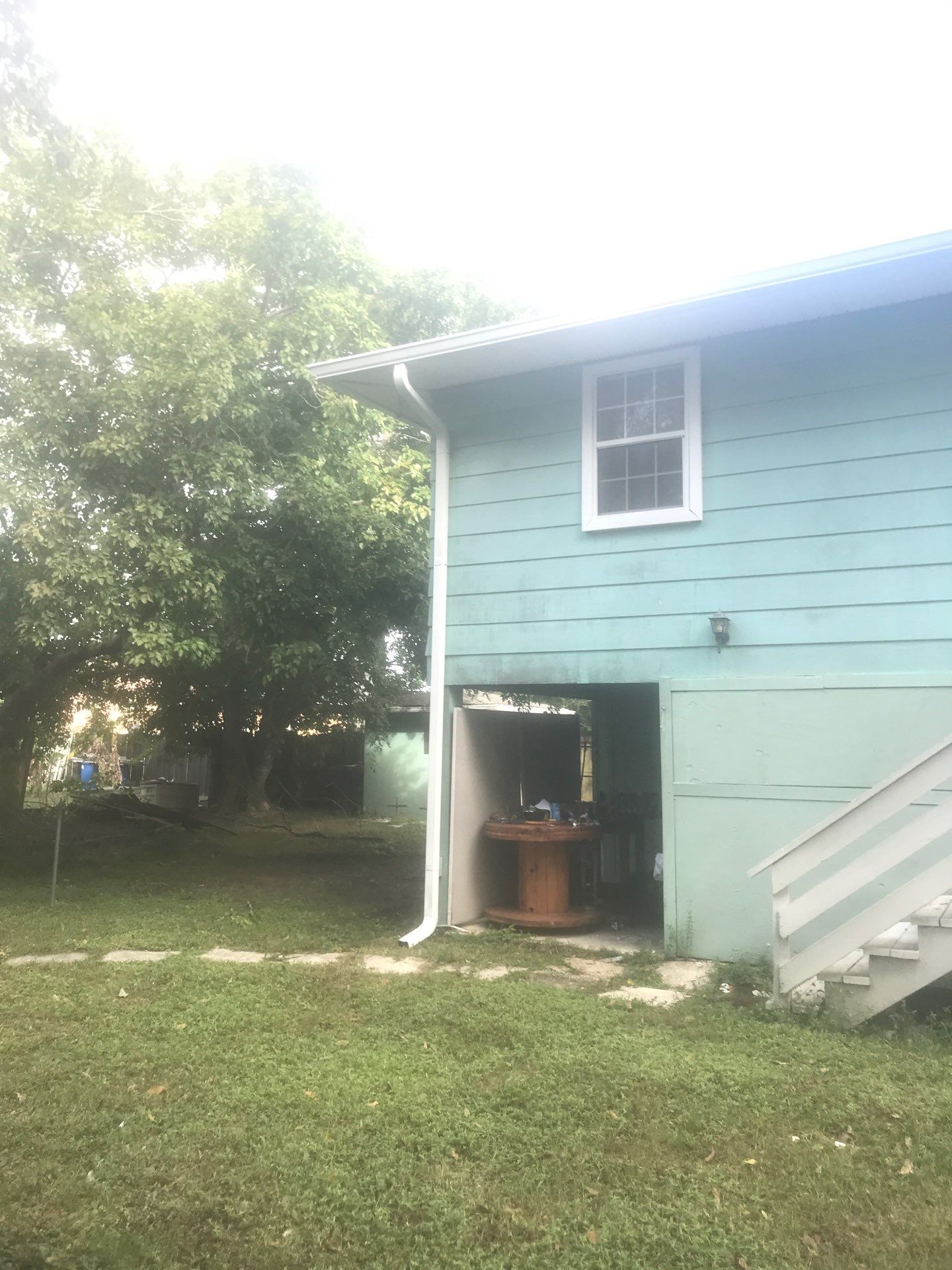 Soffit and Fascia Installation using White Soffit in Lehigh Acres, FL by Gutter Professors