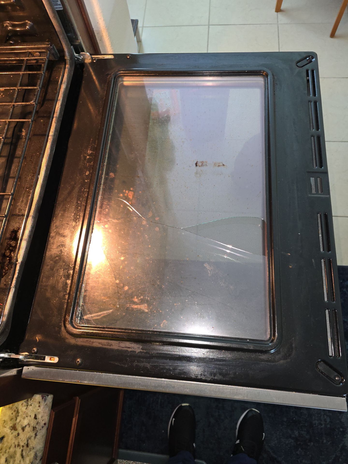 Broken Oven Door Glass by AMB-WORKS APPLIANCE REPAIR