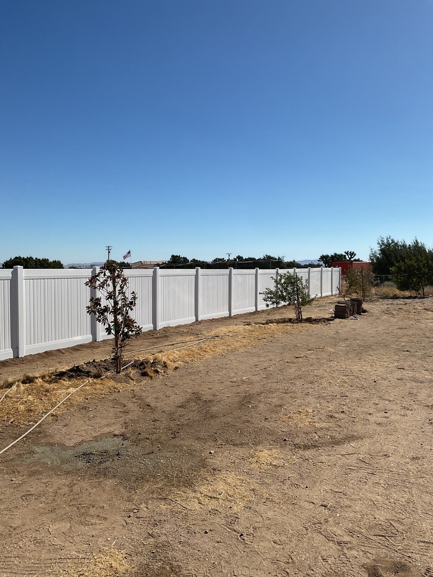 Fence Installation using Vinyl by Fence Guys Inc. 
