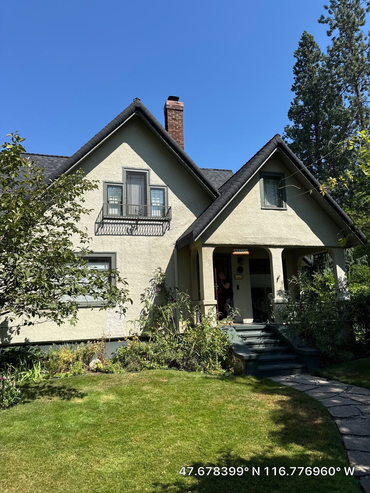 Coeur d'Alene Residential Roof Replacement Using Moiré Black Shingles East Foster Avenue Coeur d'Alene, Idaho 83814 by Alpine Roofing