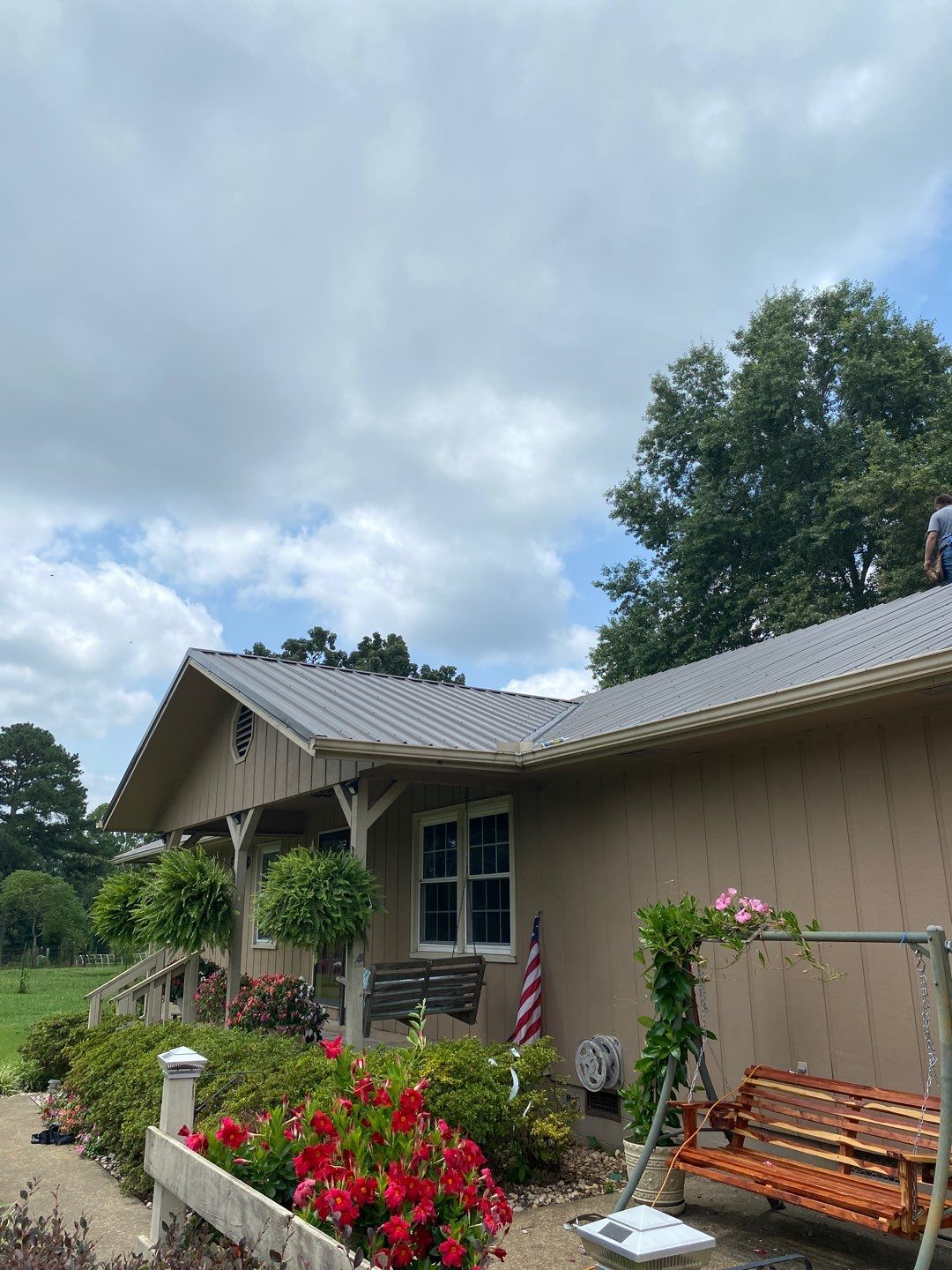 Residential Roof Remove and Replace using Low Rib Metal Roofing Panels by Bullard Roofing