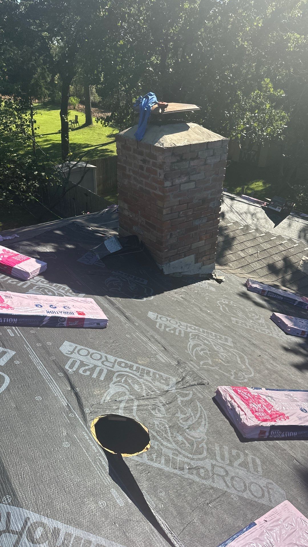 Residential Roofing Installation using Owens Corning ProArmor Synthetic Underlayment by Becker Roofing and Exteriors