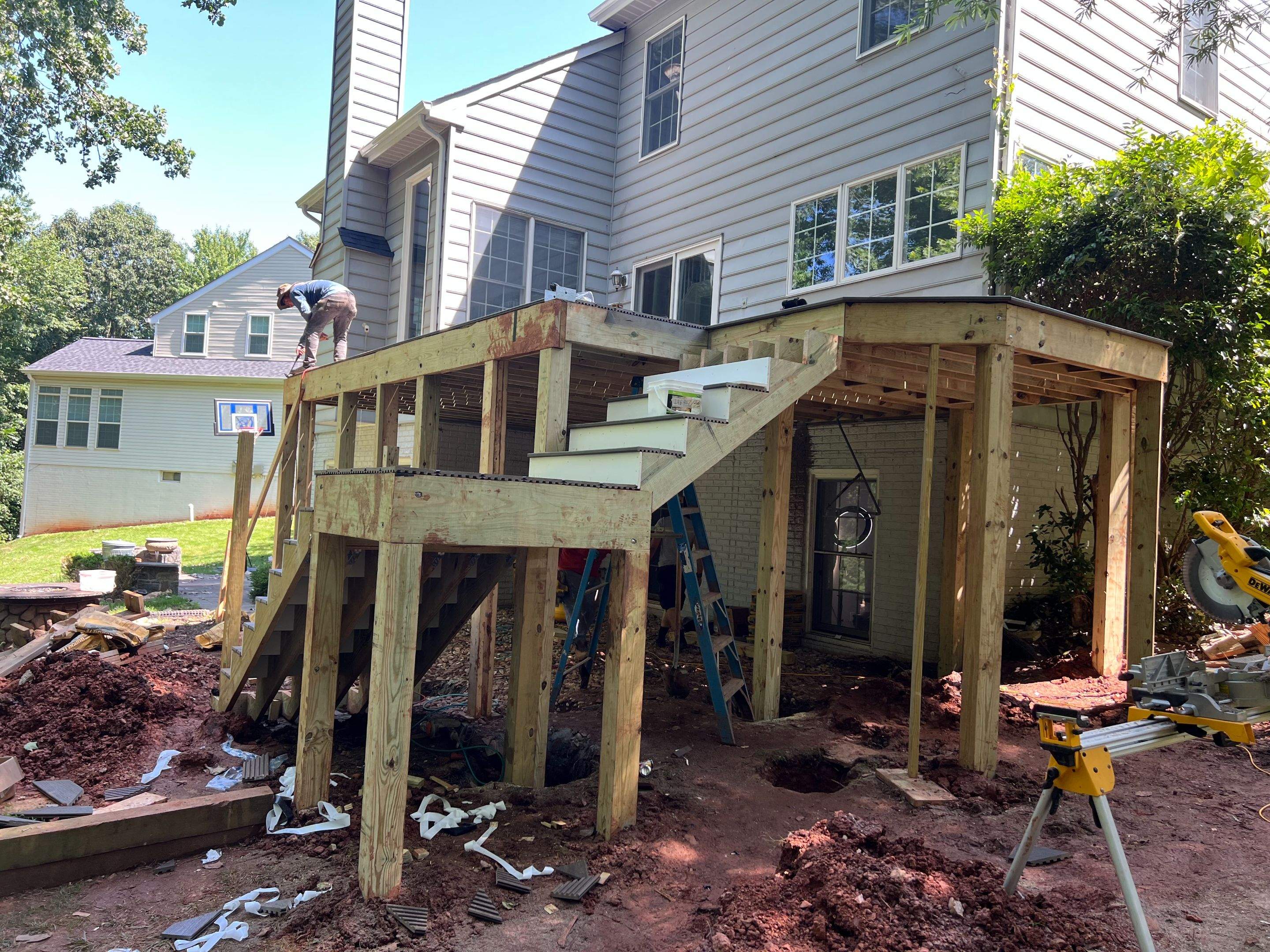New 3-Season Porch & Composite Deck in Sterling, VA by Sunburst Construction Inc