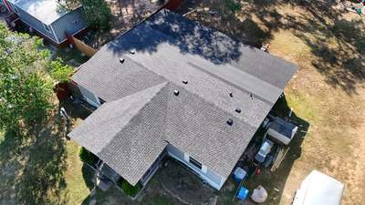Roof Replacement with Deck Repairs & Flat-Roof Section — Conroe, TX