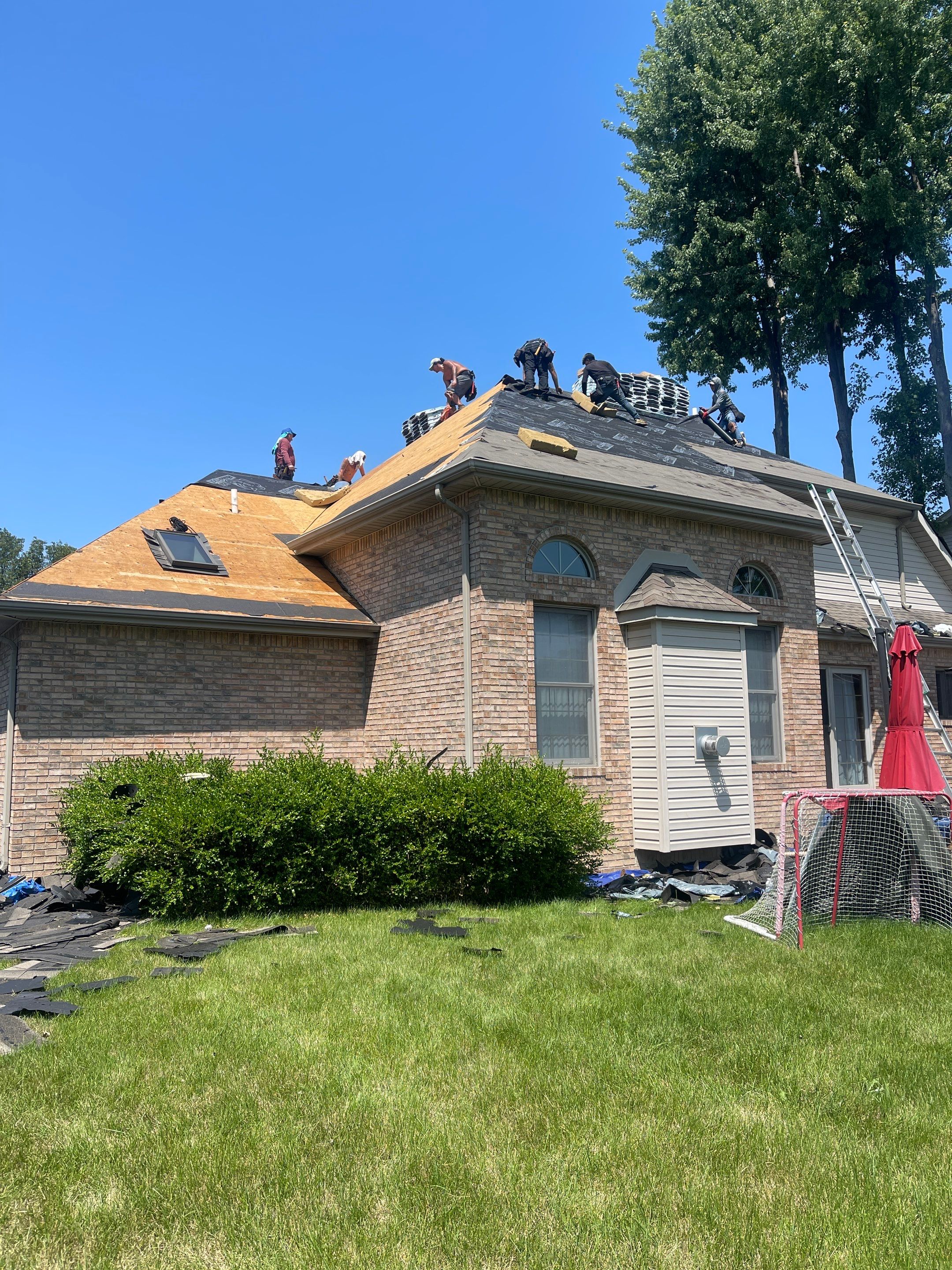 Residential Roofing Installation using IKO DYNASTY - Granite Black by JNR Roofing LLC