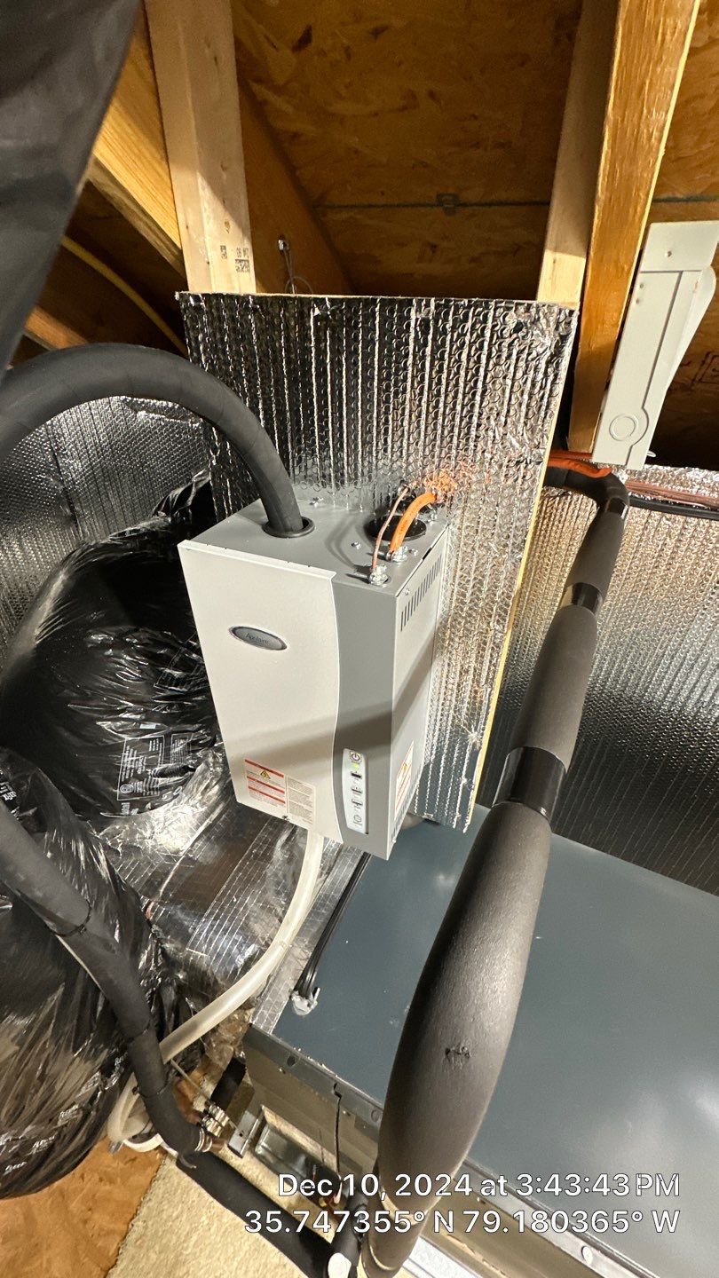 Trane XV20i Split Heat Pump Install  by Nick's Mechanical LLC.