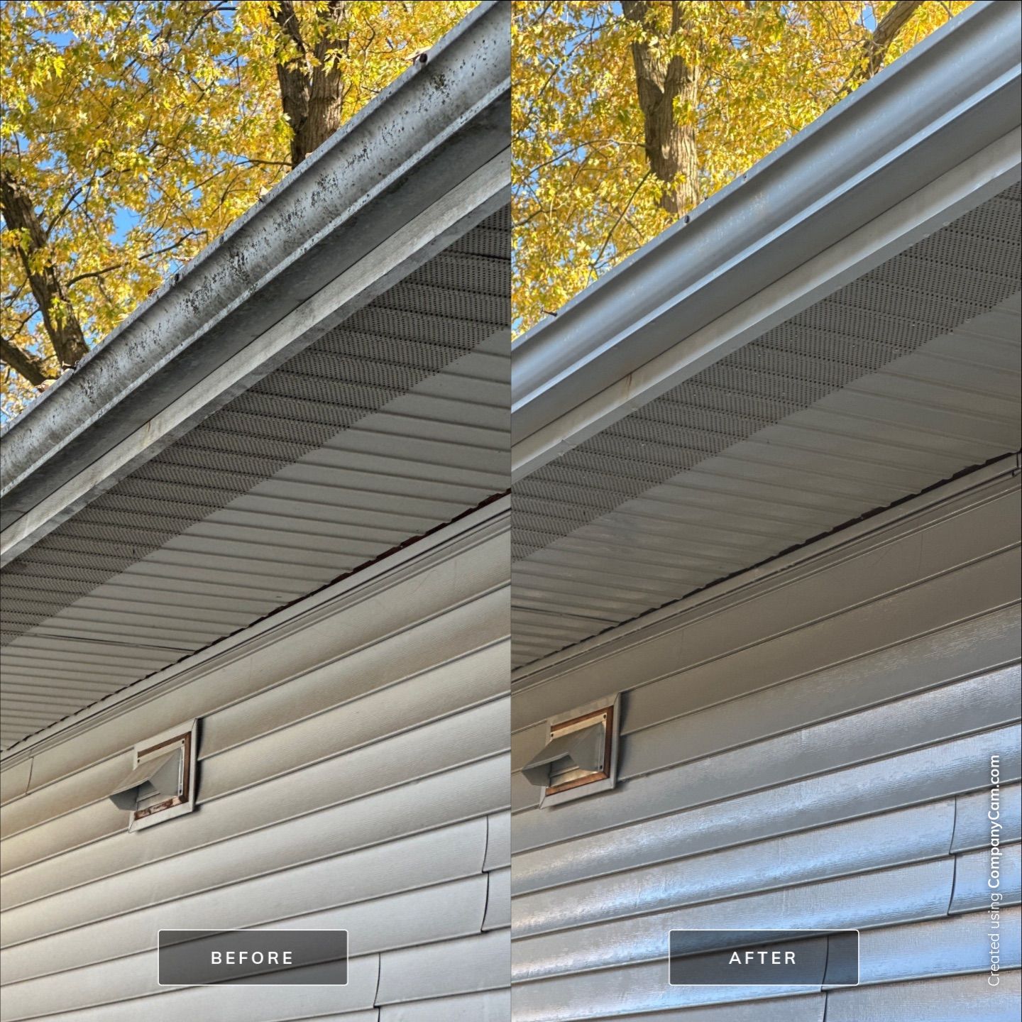 Project in Round Lake Beach by Simmons Power & Soft Washing