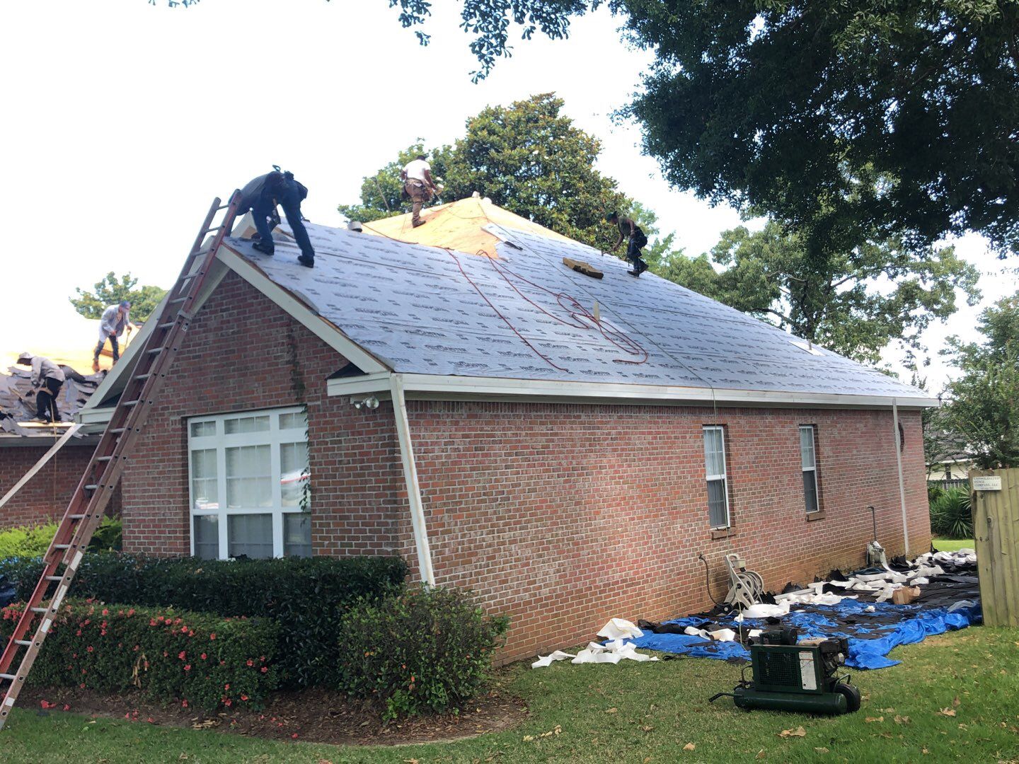 Residential Roofing Installation using Roof Replacement by American Roofing & Construction LLC