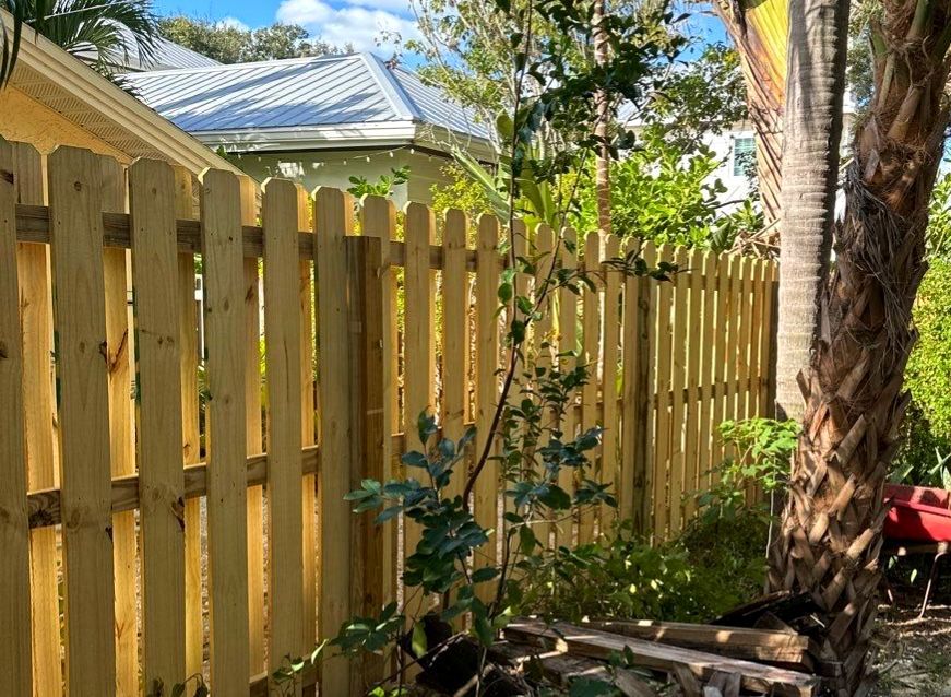 Wood Fence Installation using Wood Vertical Shadow Box by Asap fence and gates, LLC