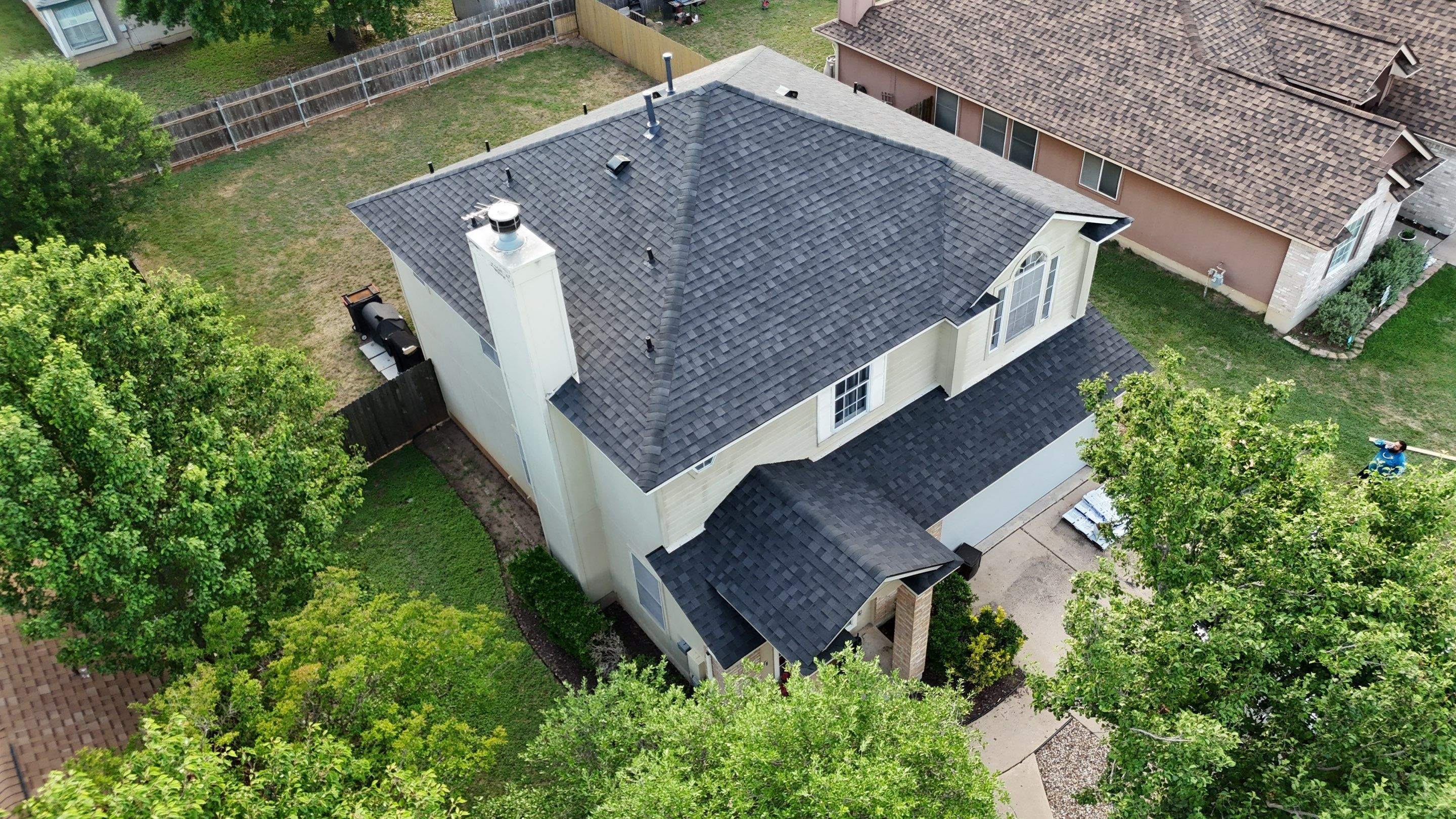 Granite Black Shingles by Perennial Roofing 