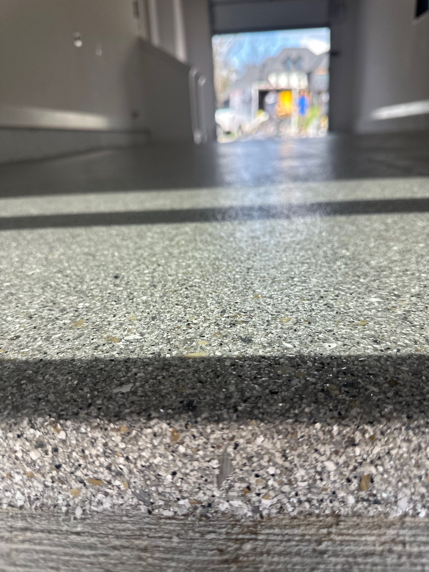 Garage Floor Coating using Quartzite by My Garage Floor Guys