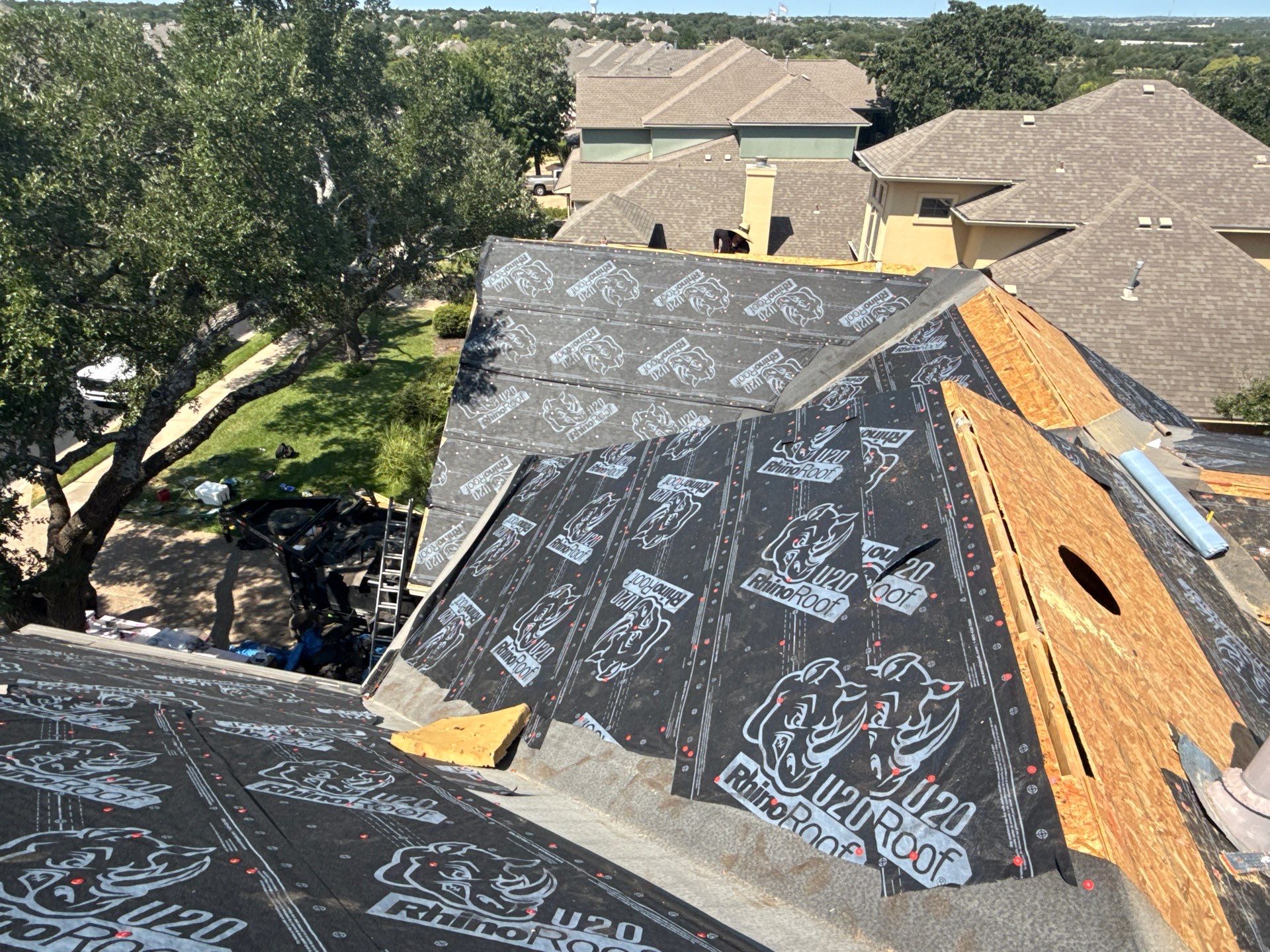 Project in Austin by Duque Roofing & Construction