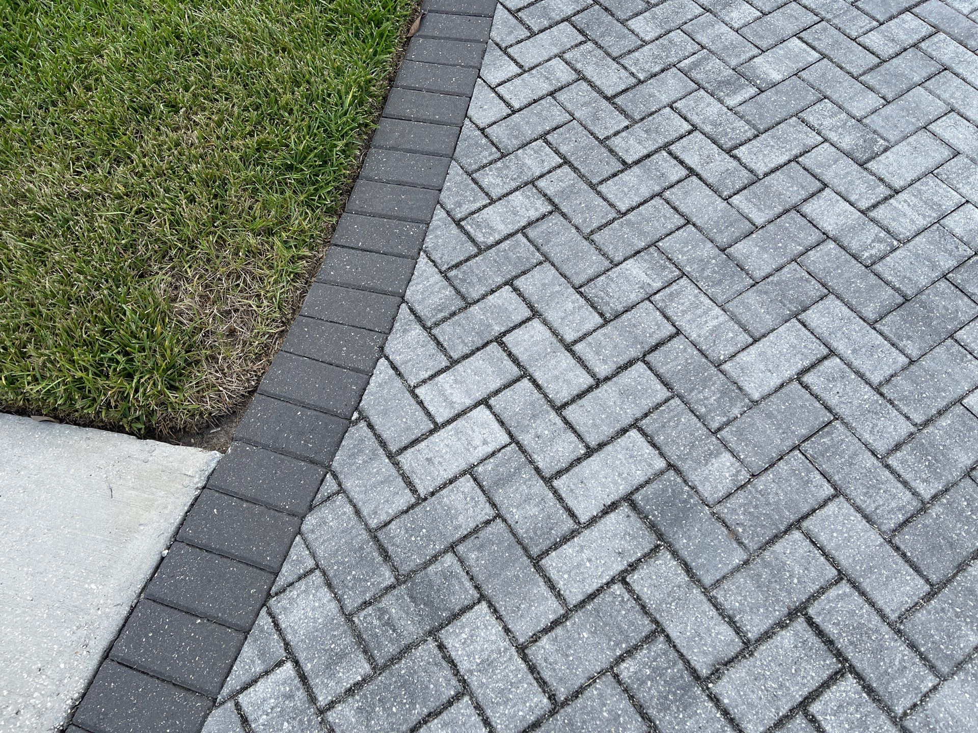 Paver Driveway using Concrete Sealant by DuraSeal