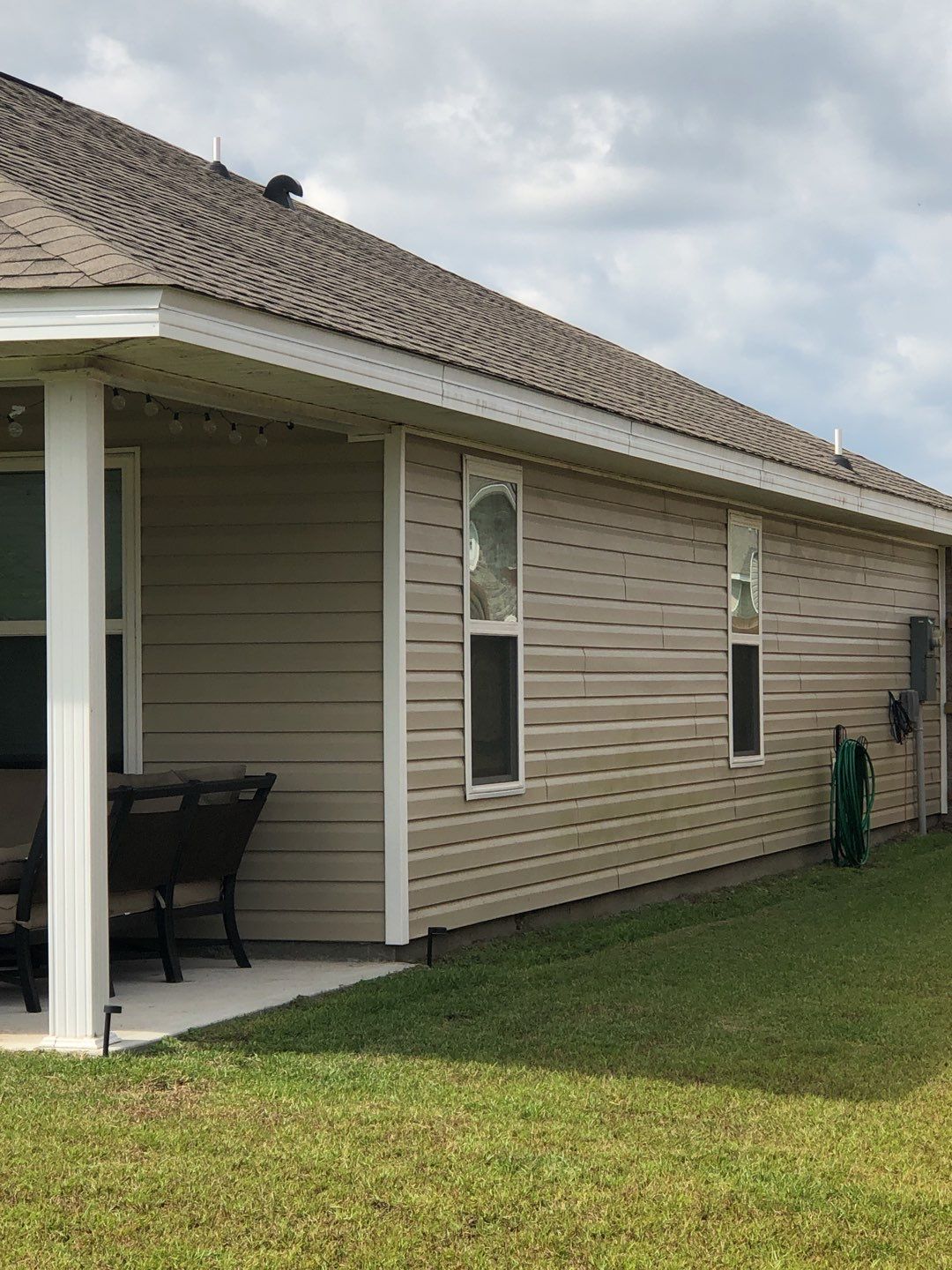 Gutter Installation using White K-Style Gutters by Gutter Professors