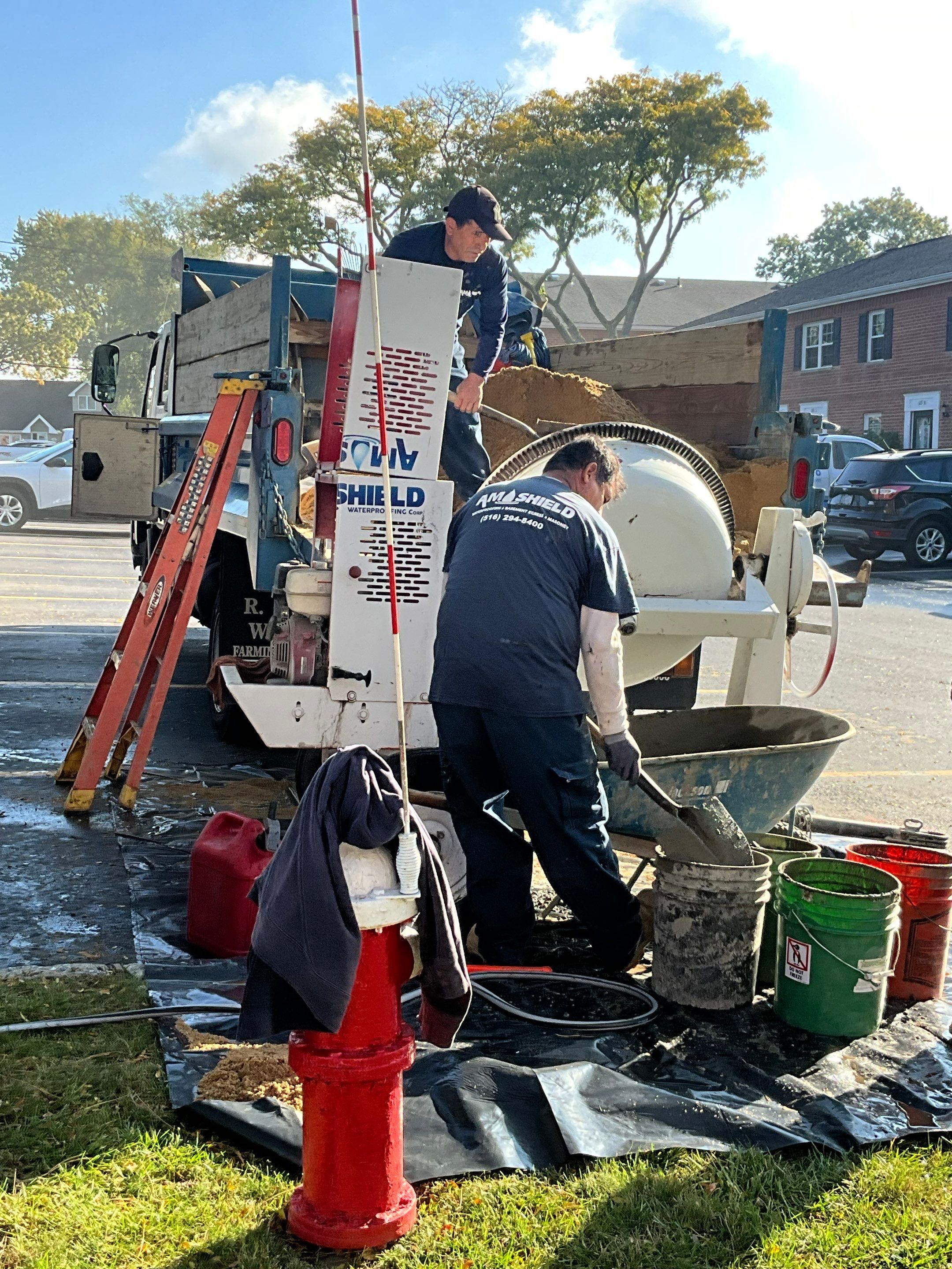 301 Hicksville Rd • Bethpage, NY 11714 by A.M. Shield Waterproofing, Corp.