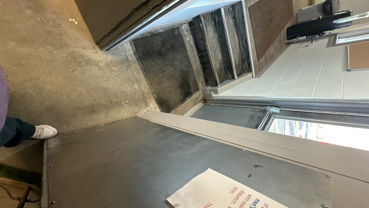 Industrial Grey Grit Project in Mars by Floors in a Day, Inc