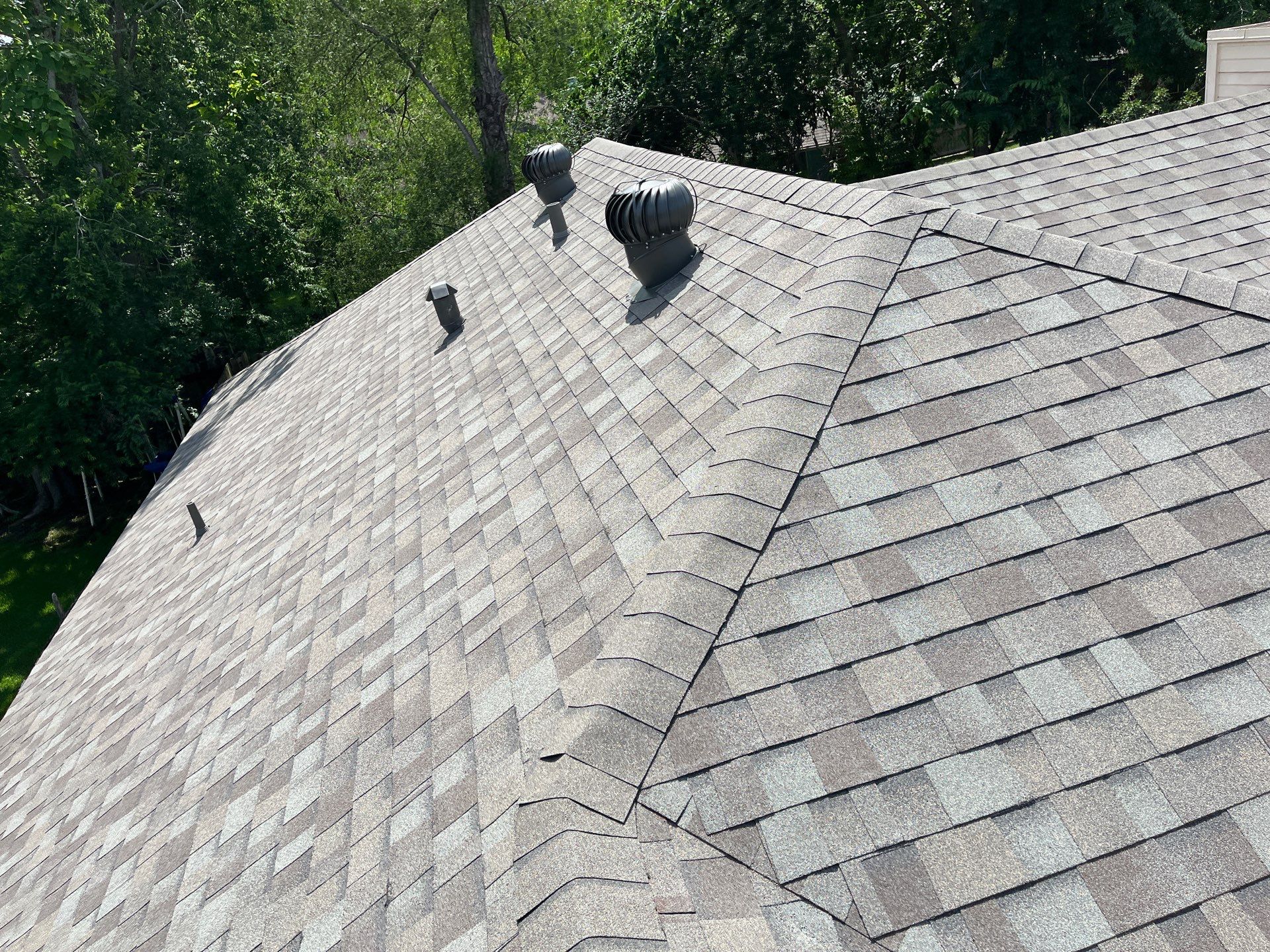 Residential Roofing Installation using Owen's Corning Duration (Lifetime) Shingles by Roof Repair Company