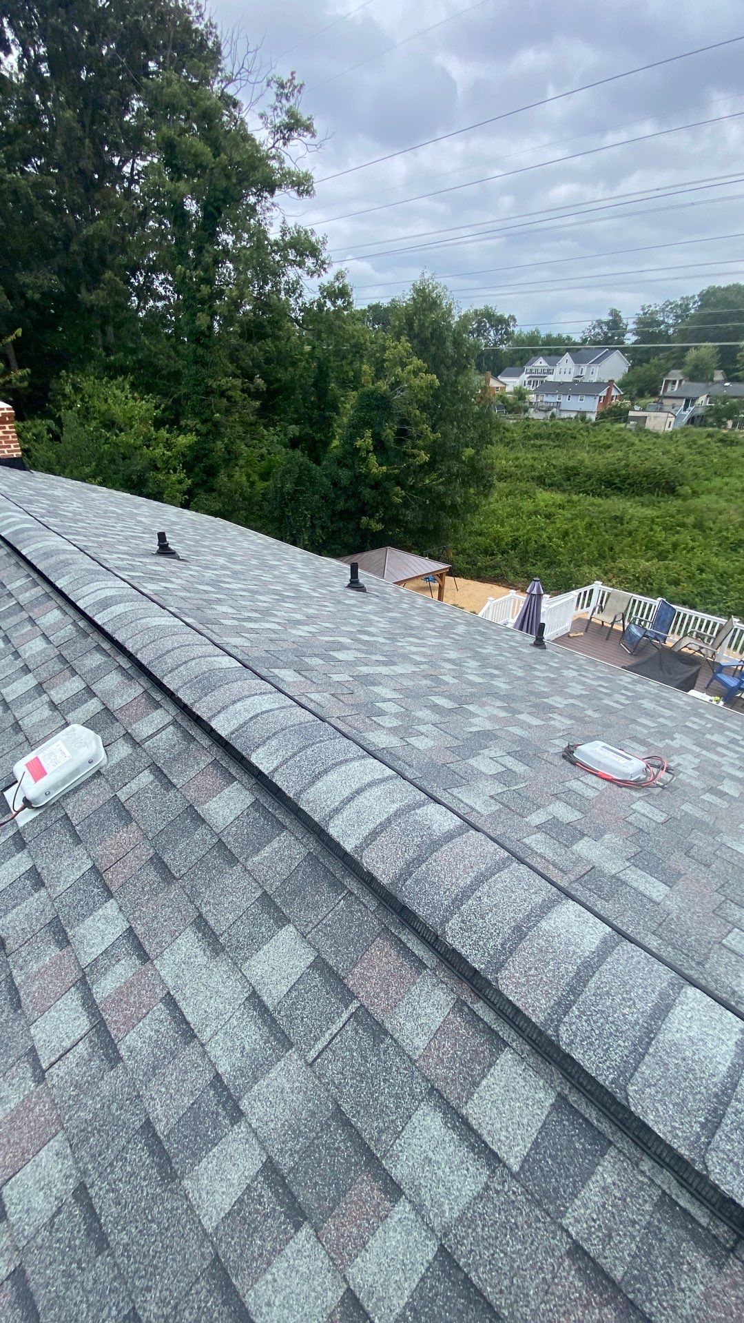 Woodbridge: Roof Replacement with CertainTeed Landmark Pro Designer Shingles in Max Def Colonial Slate by RM Banning, Inc.