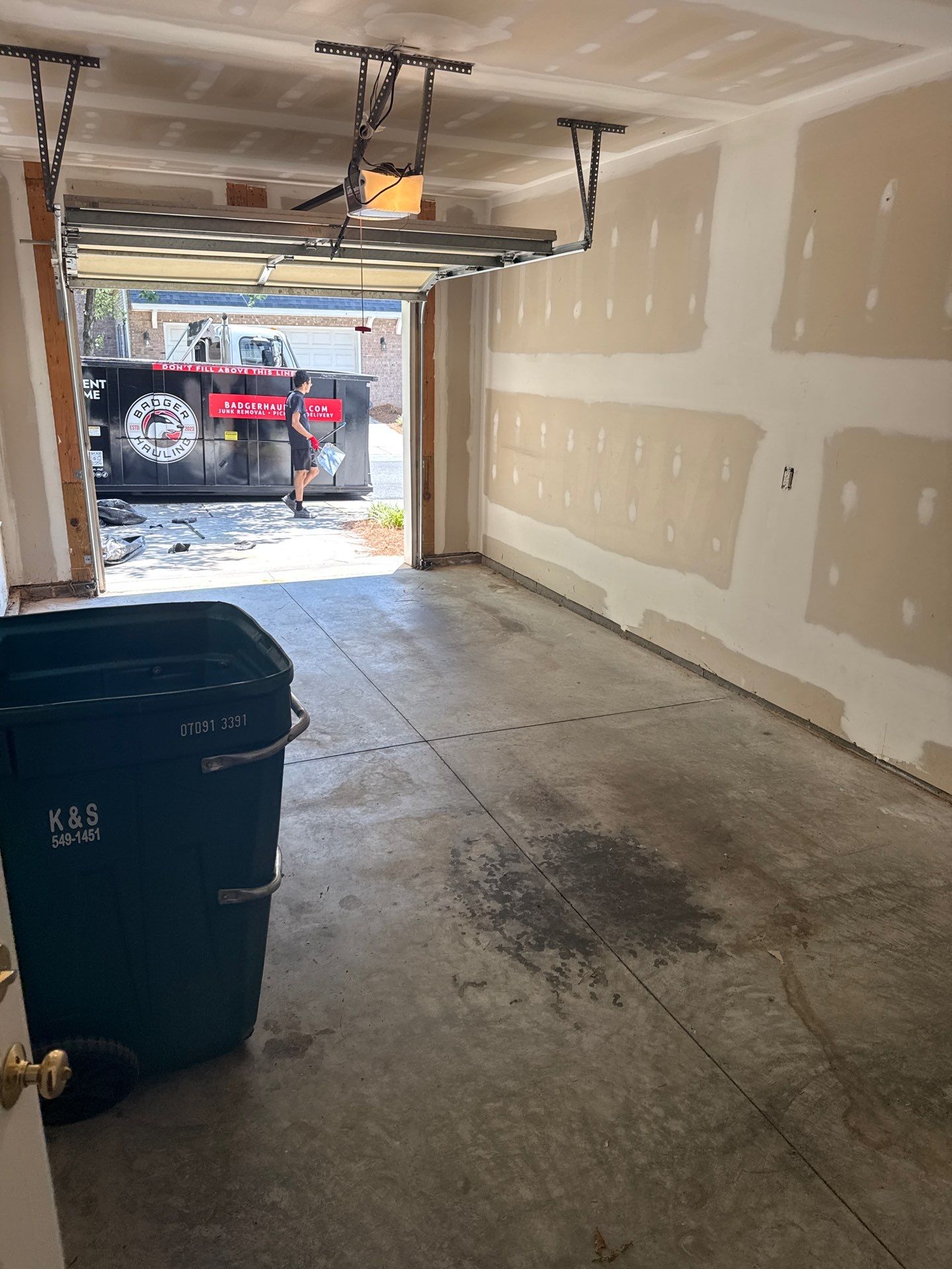 Project in Charlotte by Badger Hauling