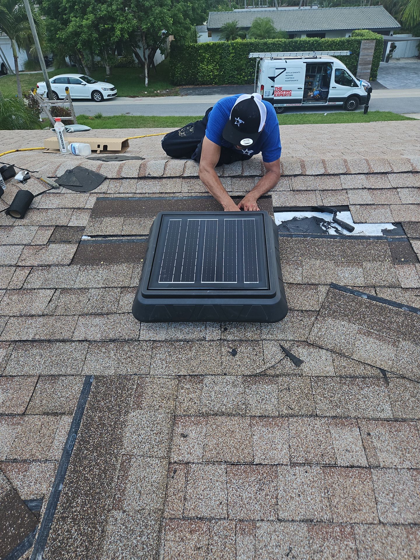 Shingle Roof Replacement and Decking Repair in Boynton Beach by Aastro Roofing
