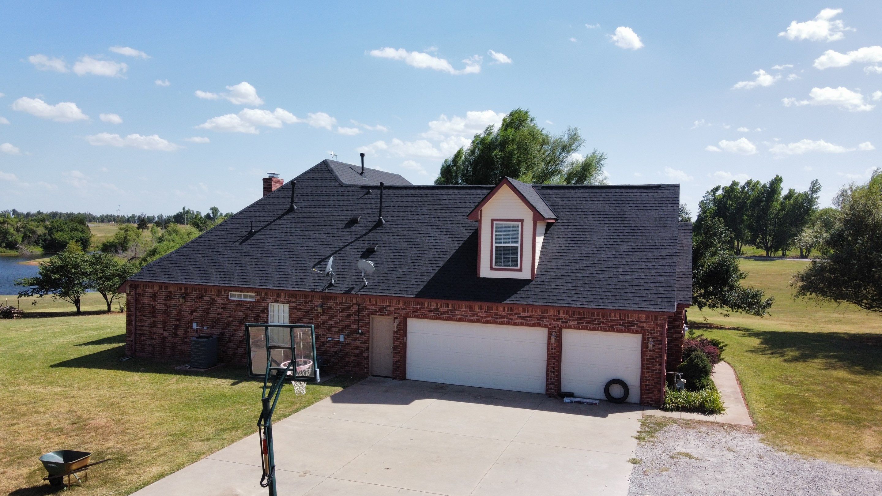 Residential Roofing Installation using GAF Natural Shadow  by A & H Roofing and Contracting