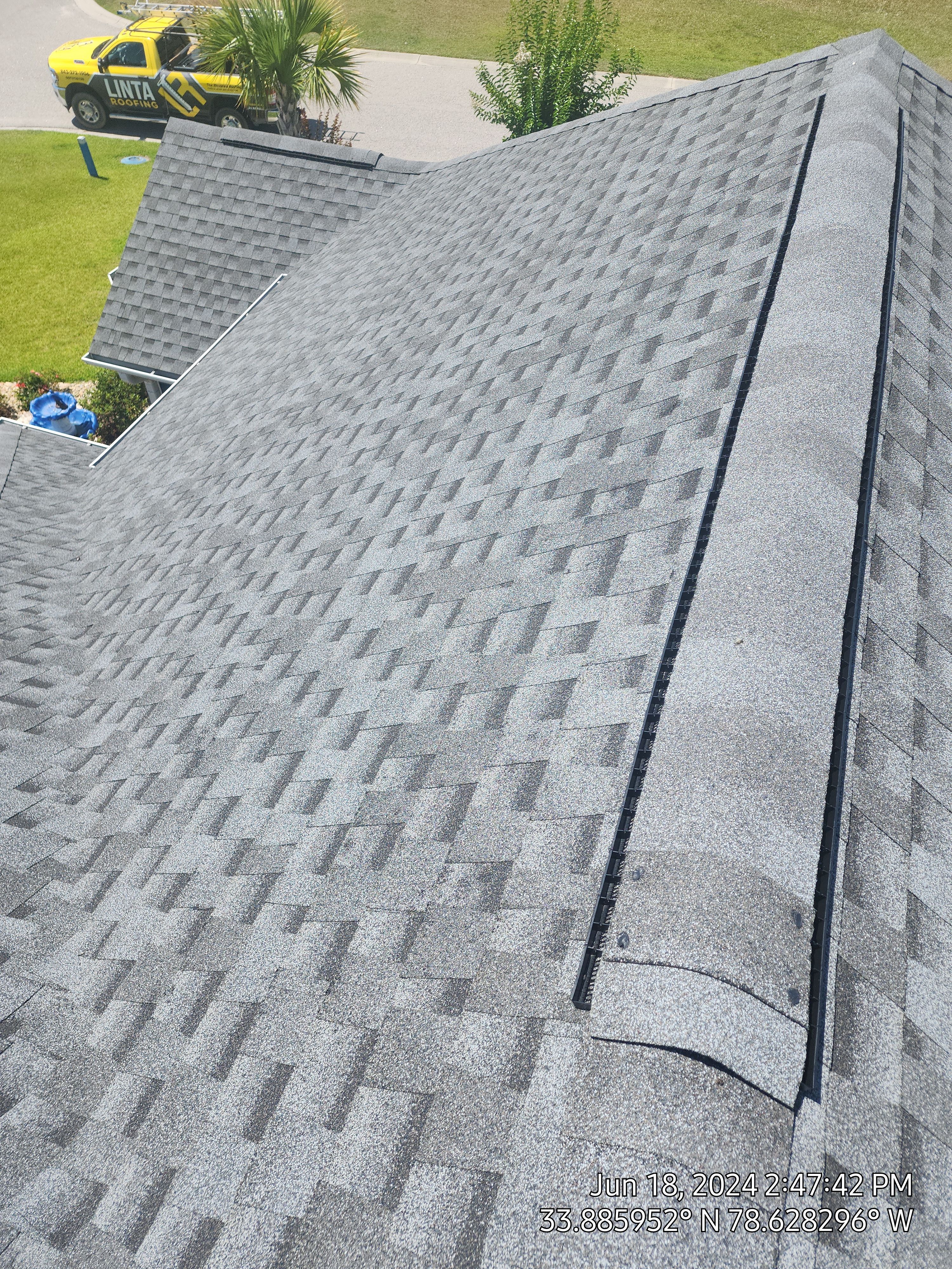 GAF HDZ - Pewter  by Linta Roofing
