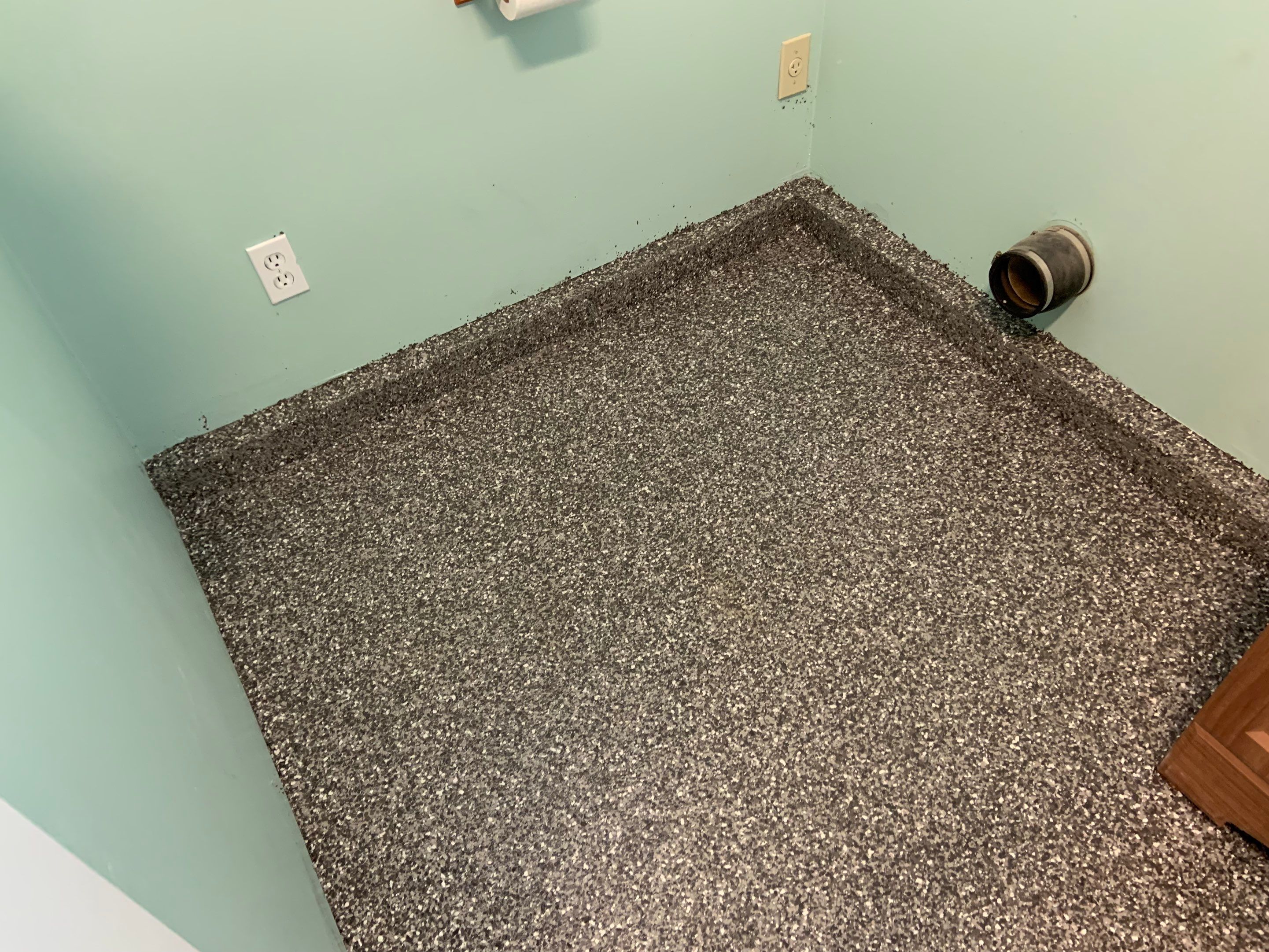 Countertop Transformation using Galaxy Colorway by Croc Coatings, LLC