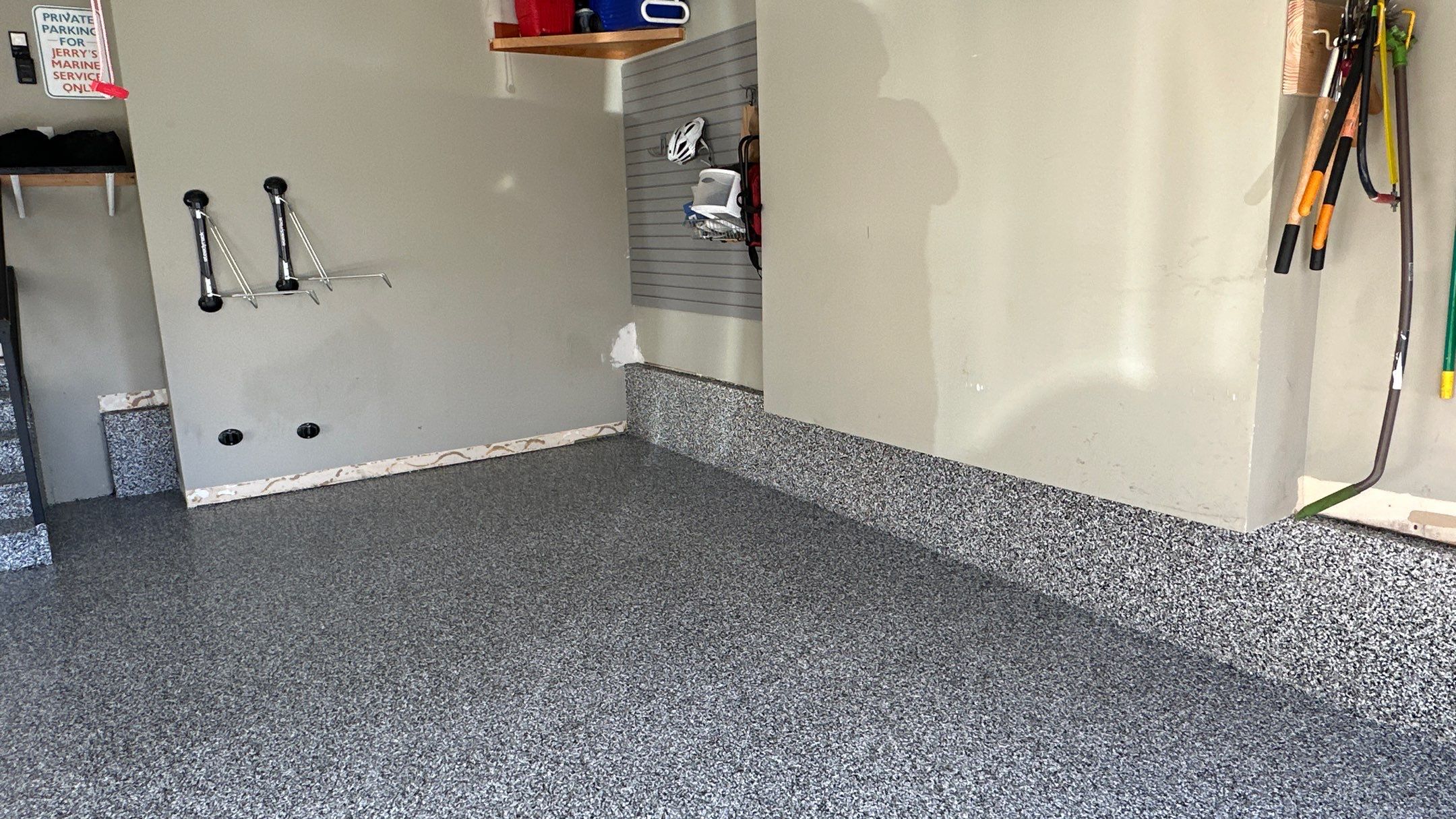 Mark H. got the garage floor of his dreams   by Banner Garage