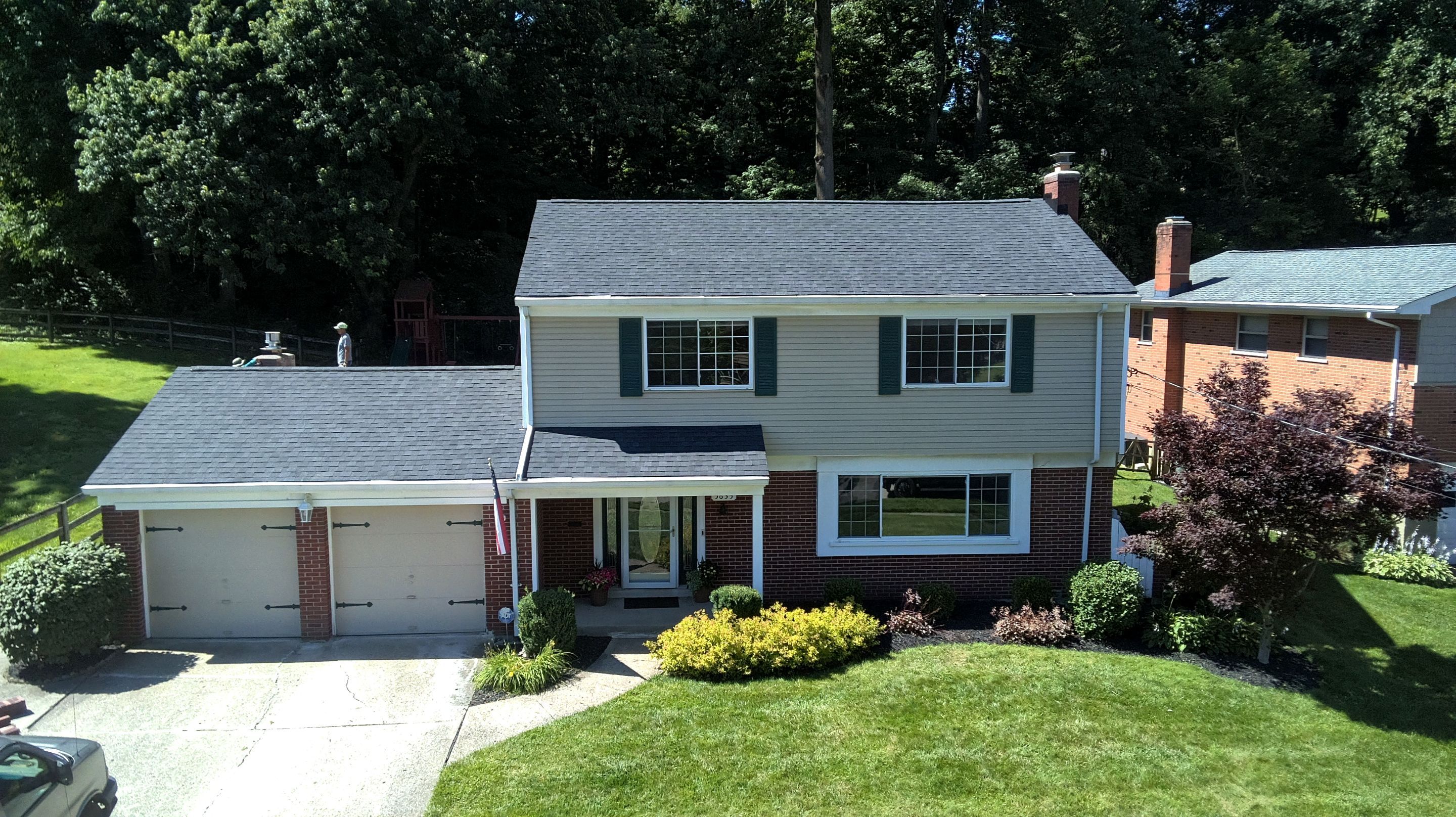 Full Roof Replacement and Architectural Shingle Installation in Cincinnati by Level Up Roofing and Restoration Services LLC