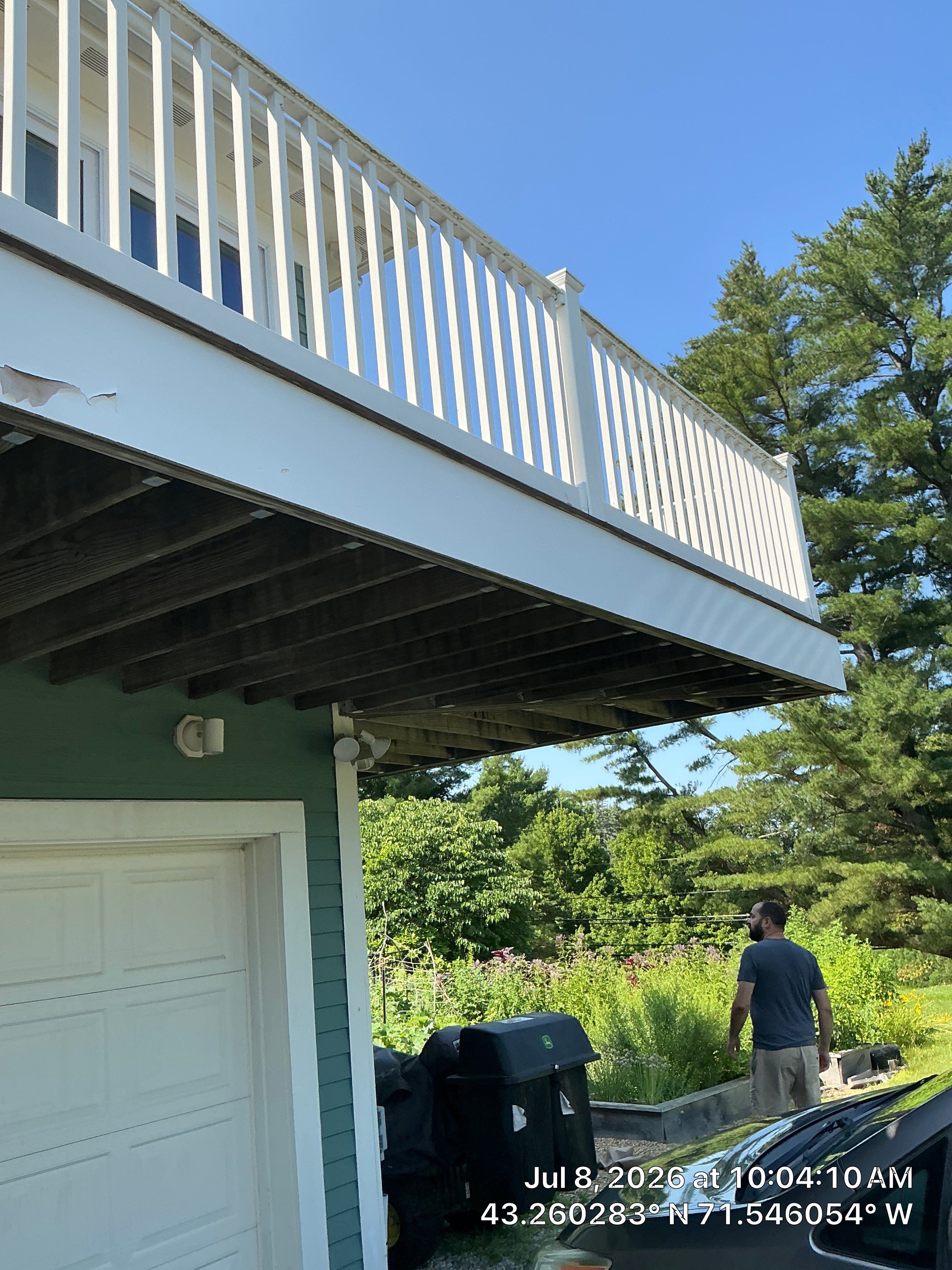 Elevated Deck Refinishing and Staircase Staining in Concord by The Persnickety Painters