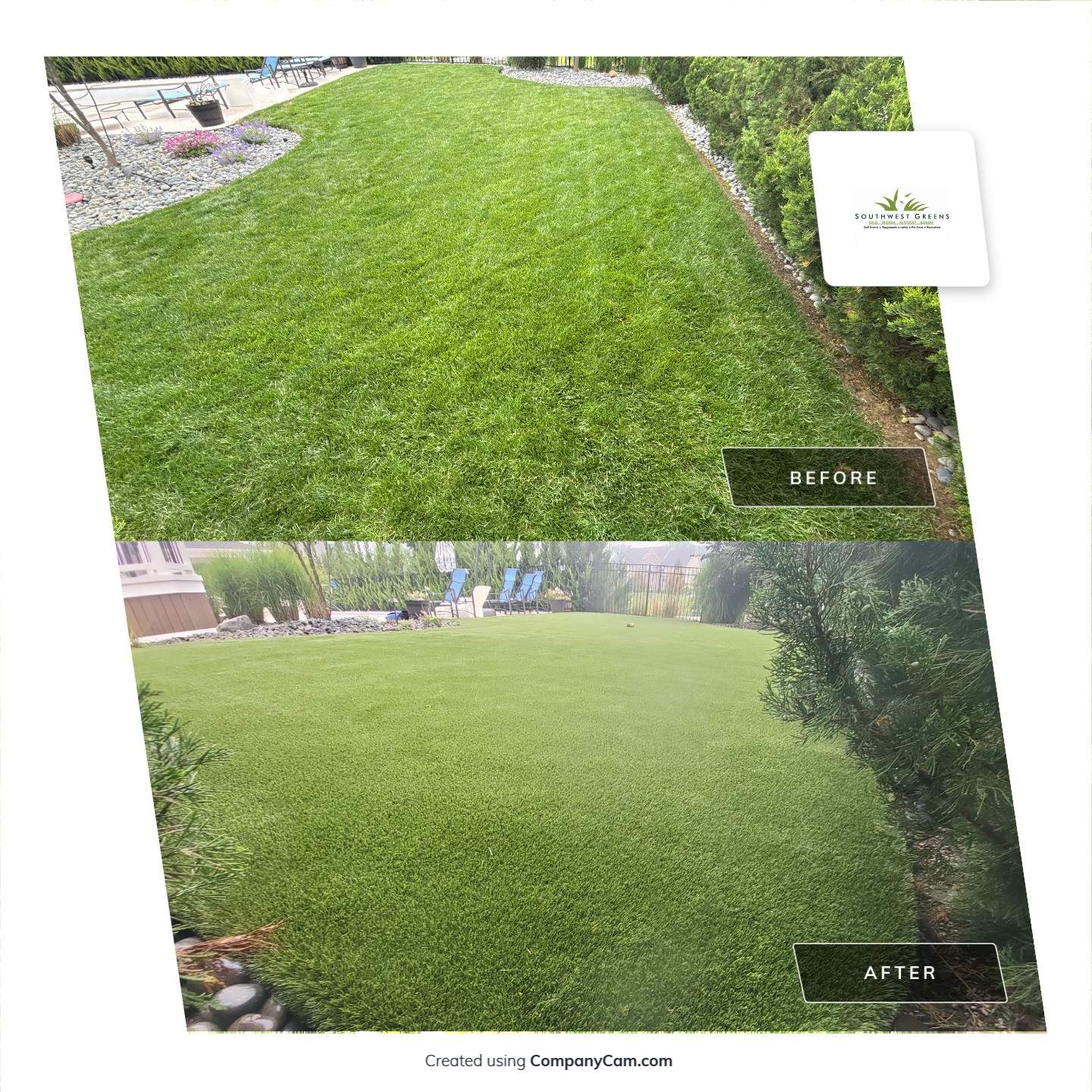 Synthetic Pet Turf Installation in Delaware, OH by Southwest Greens Midwest