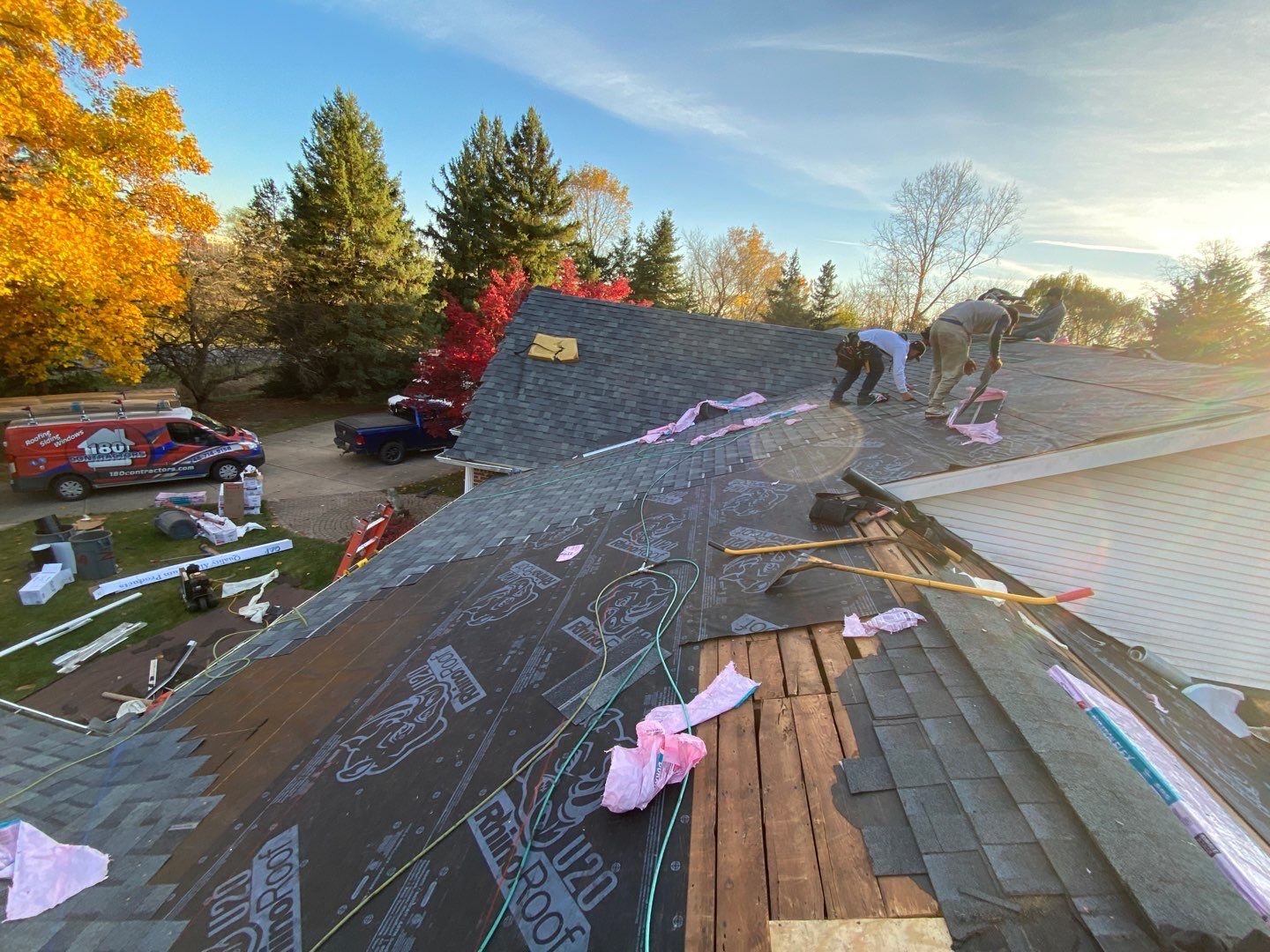 Roof Replacement using Owens Corning by 180 Contractors