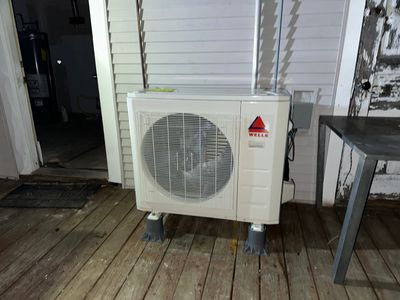 Hybrid Heat Pump System Attic Installation