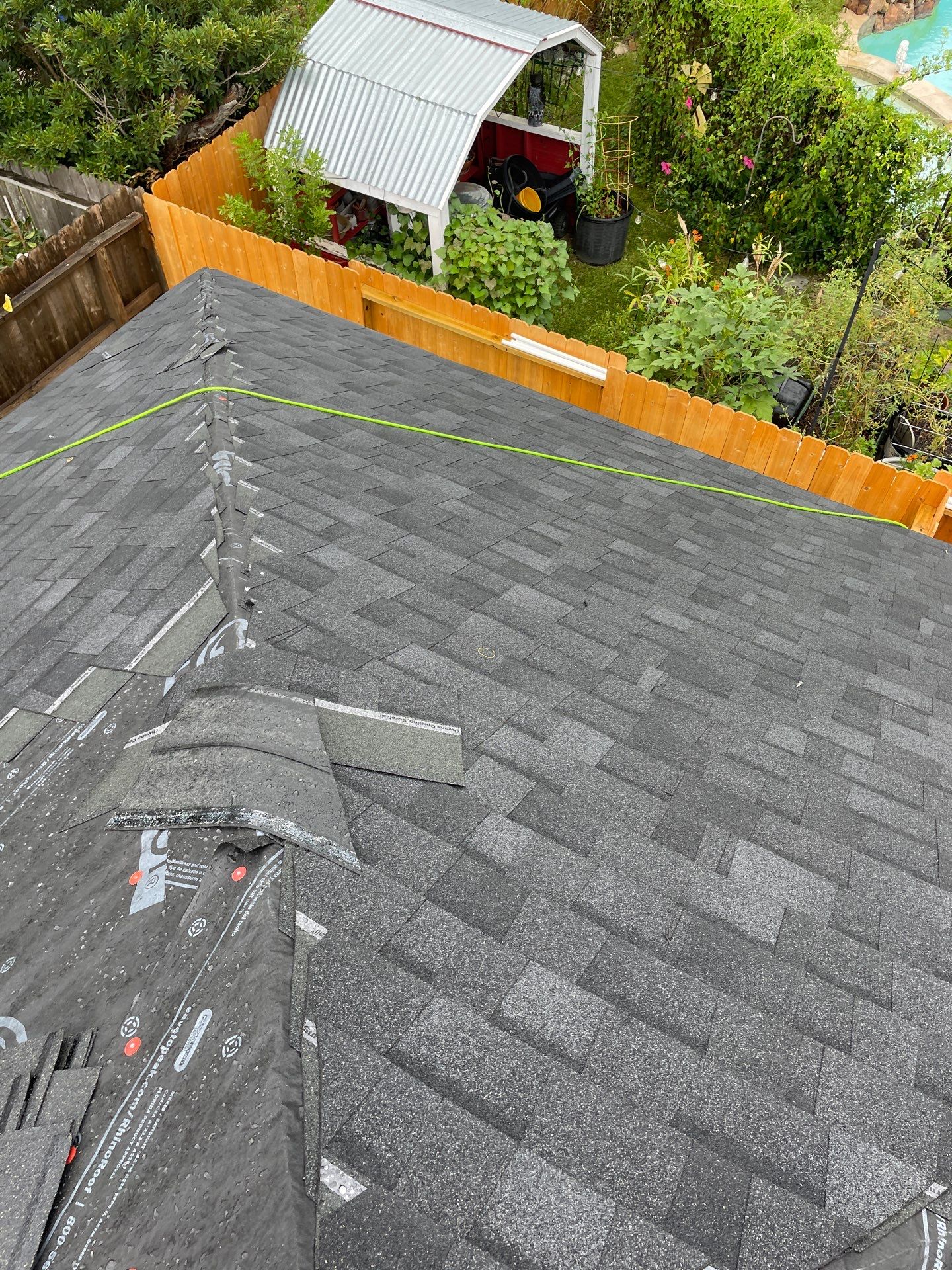 Residential Roofing Installation using Owen's Corning Duration (Lifetime) Shingles by Roof Repair Company