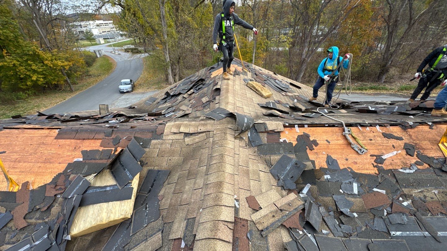 Full Roof Replacement with GAF Roofing System & New Gutters – Duplex Home by Sensible Home Solutions