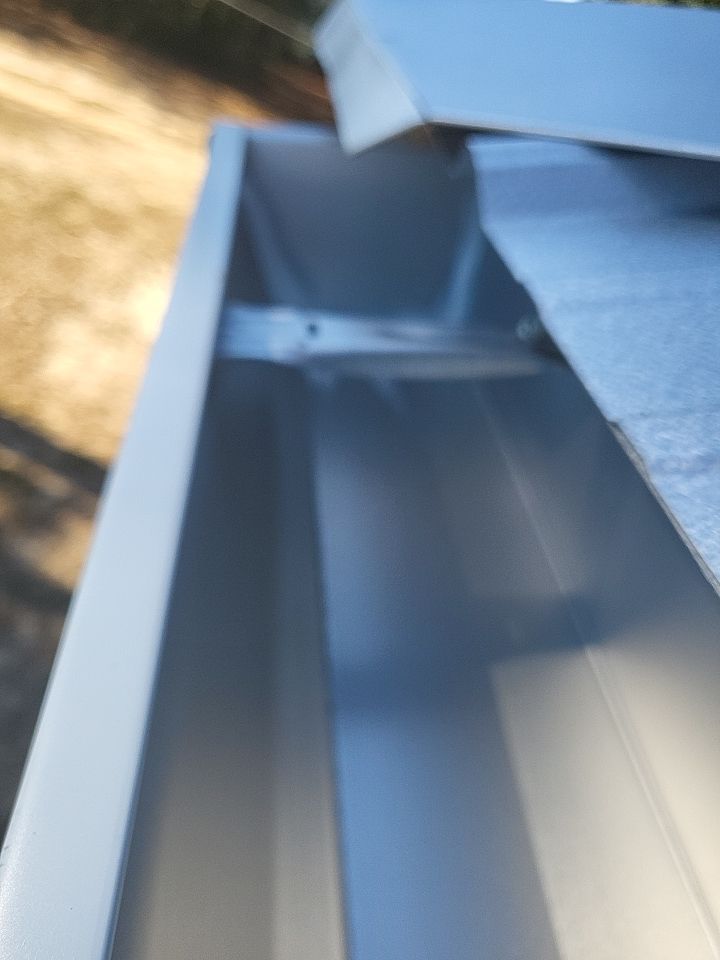 Gutter Installation using K-Style Seamless Gutters and LeafBlaster Pro Gutter Guards by Gutter Professors