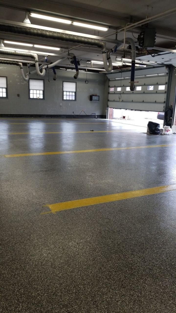 Dover Firehouse with their new Smoke Floor! by Spectrum Painting, LLC