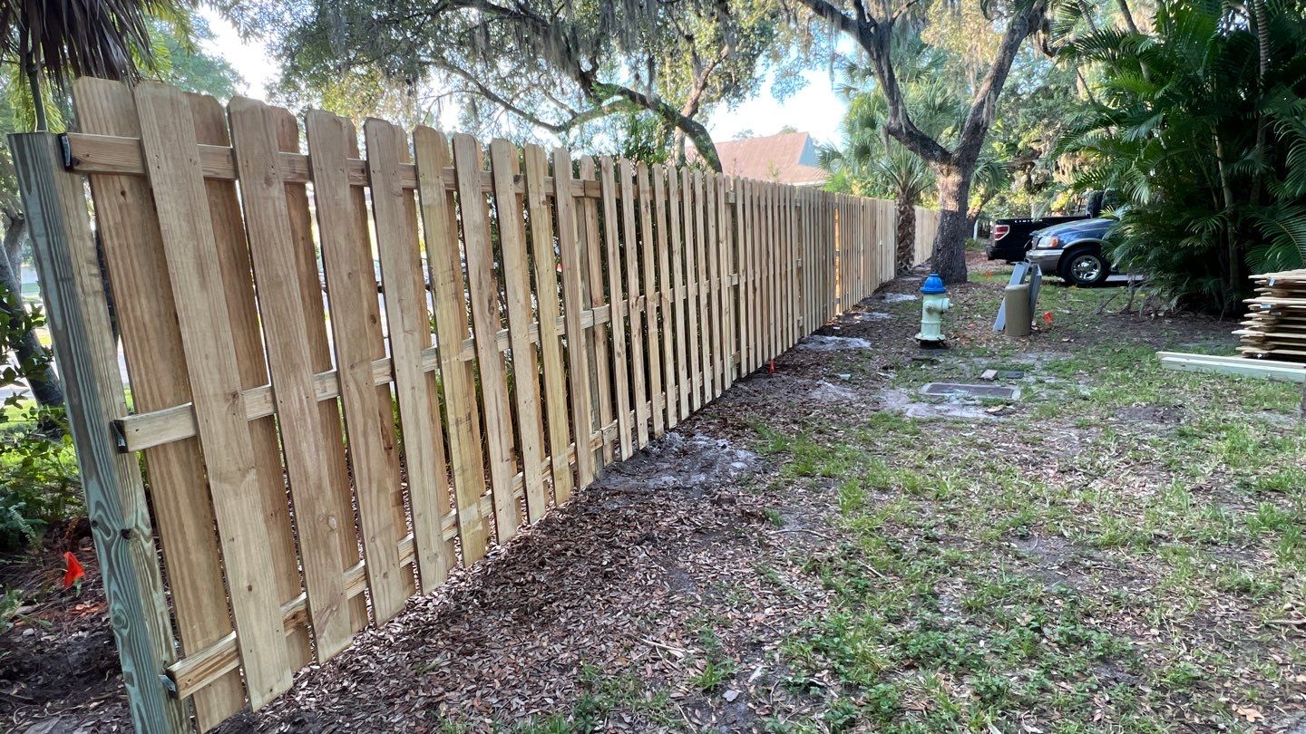 Sarasota, FL Commercial Aluminum Pool Fence & Shadowbox Wood Fence  by Asap fence and gates, LLC