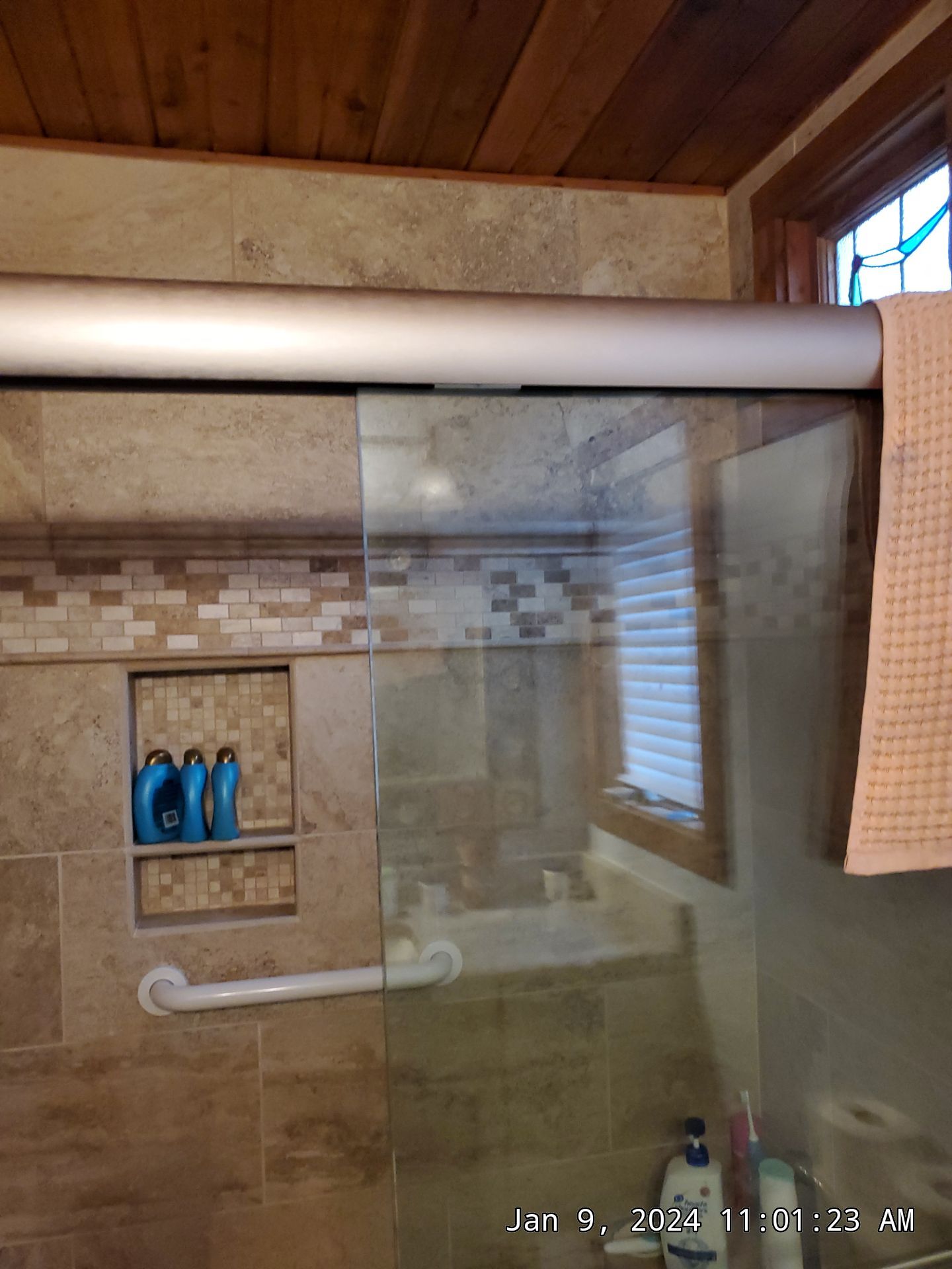 Shower Restoration In Atlanta (pan leaked) by Baxter Professional LLC