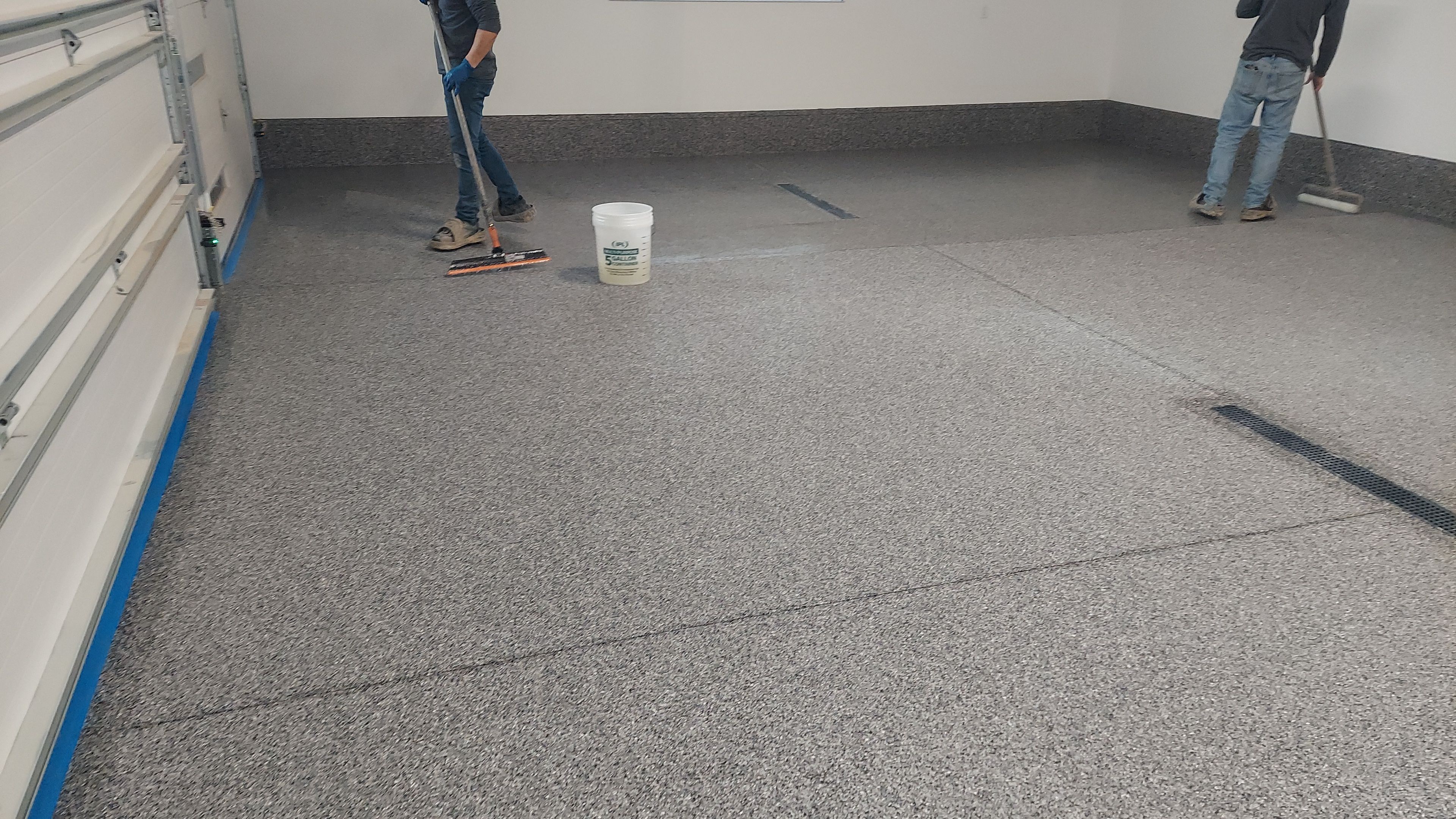Large Garage in Midnight Fog - Canfield, OH by Alexander Concrete Coatings