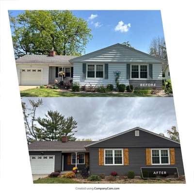 M.H.: Roof and siding