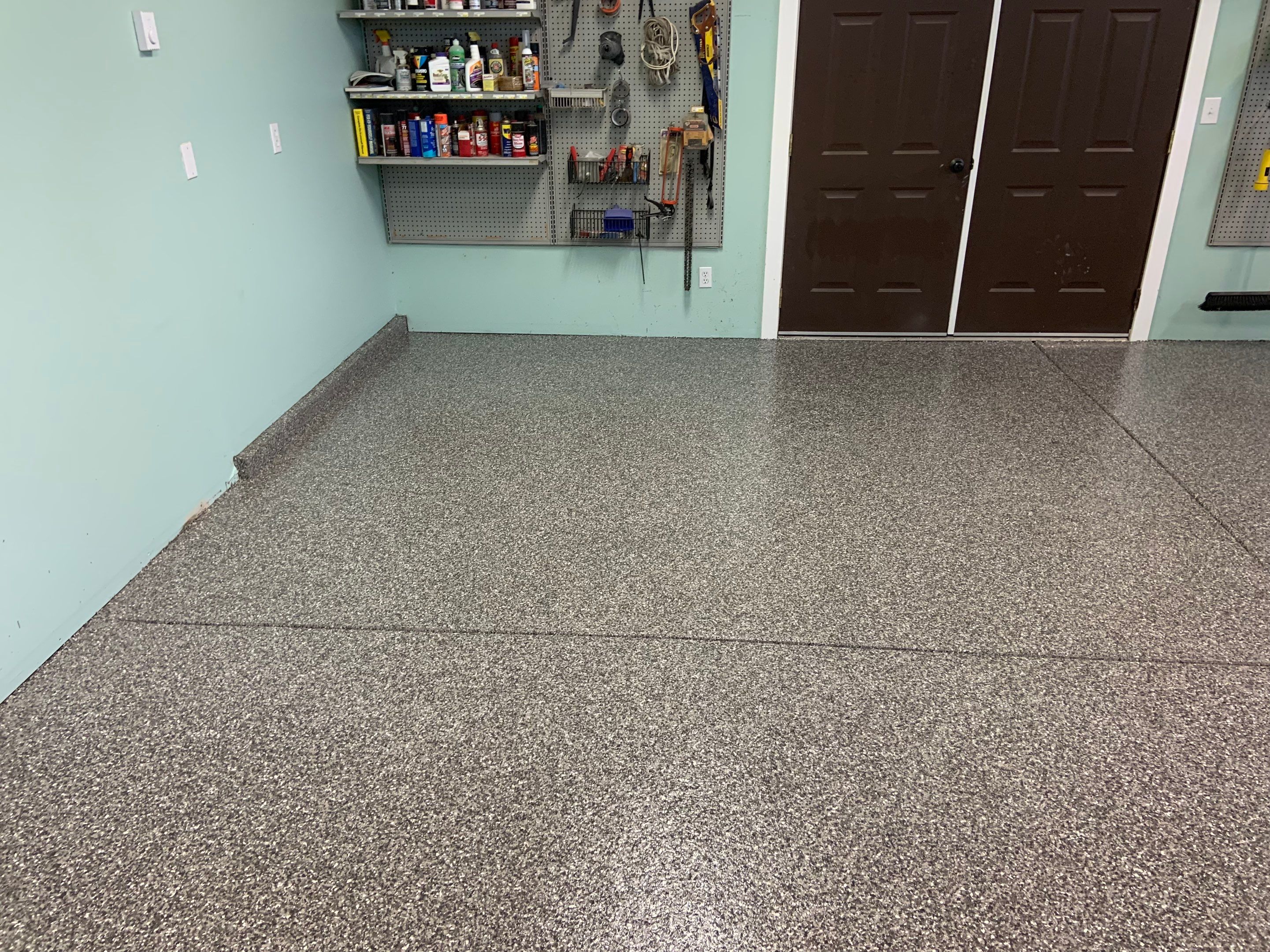 Countertop Transformation using Galaxy Colorway by Croc Coatings, LLC