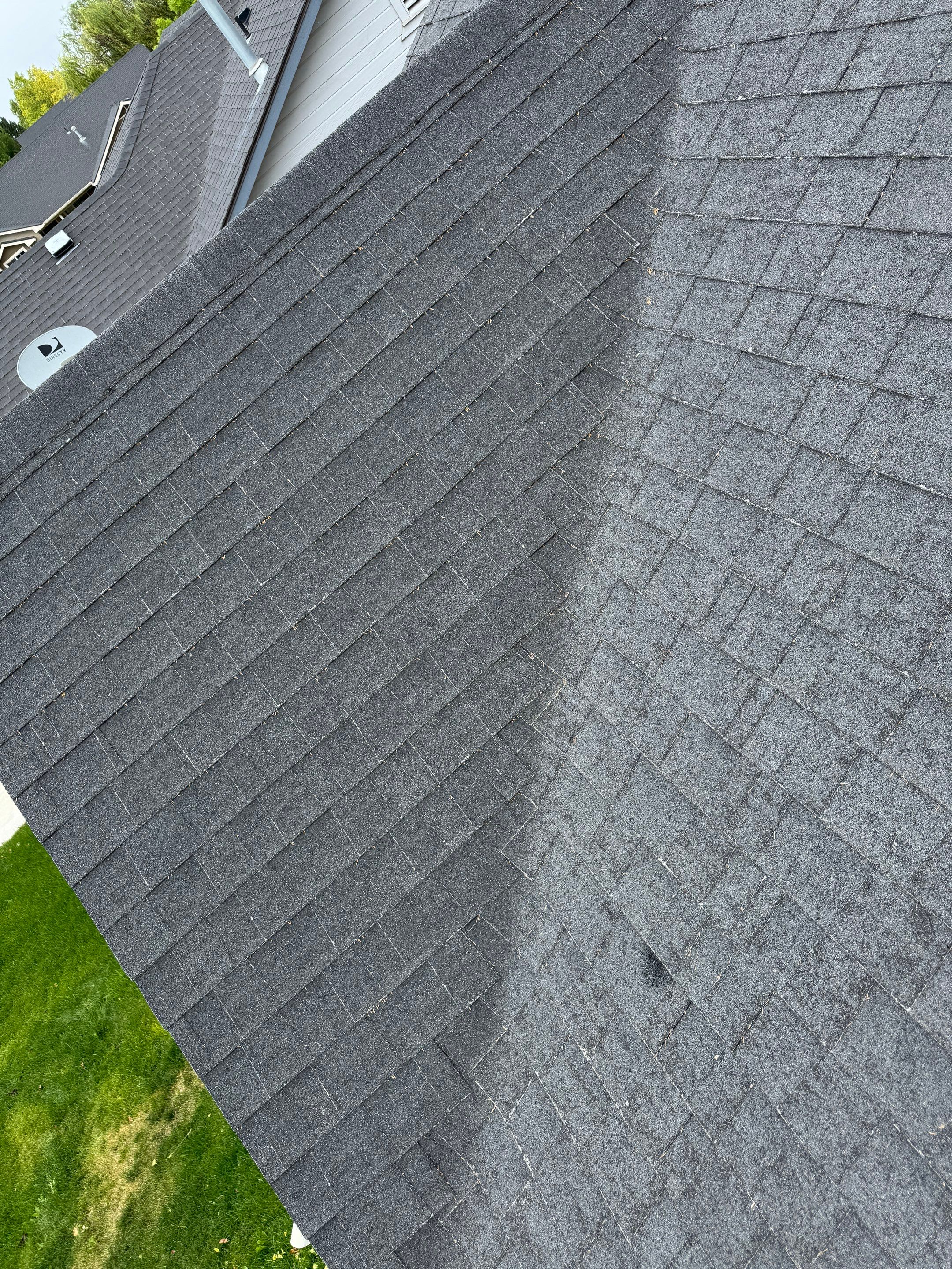 Residential Roof Replacement Featuring Charcoal Grey Architectural Shingles by Olive Roofing