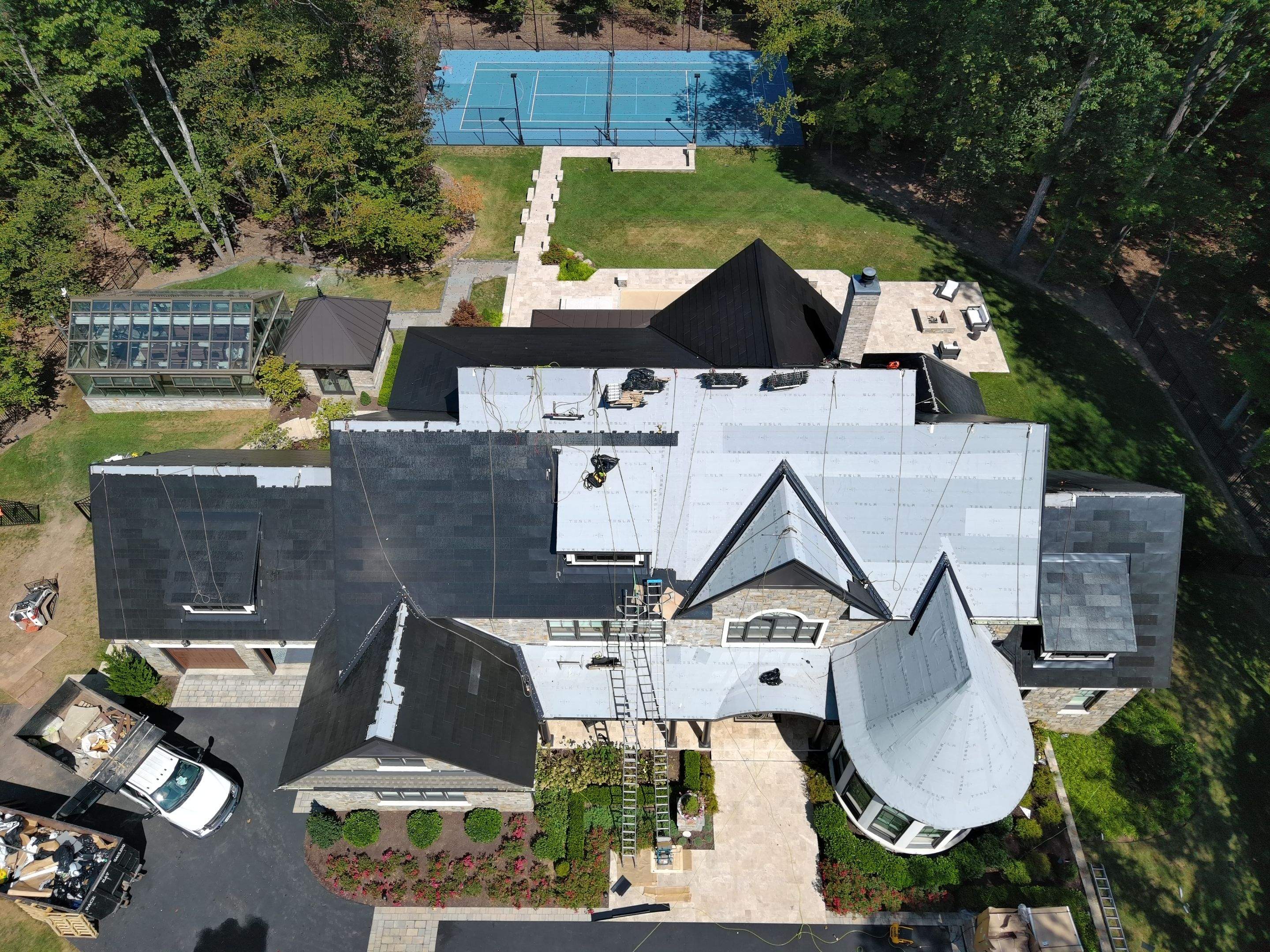 STUNNING Tesla Solar Roof in Virgina by American Home Contractors