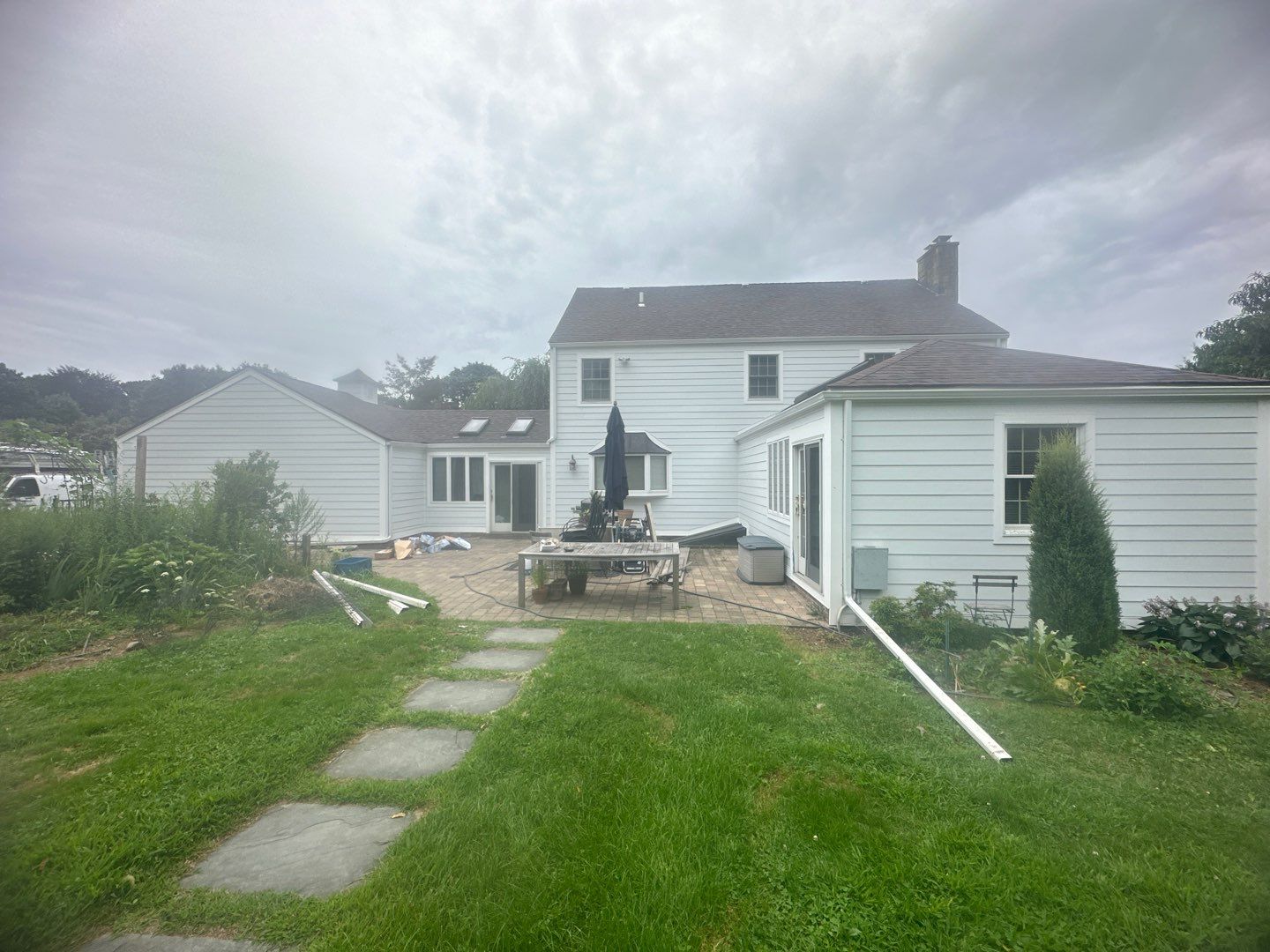 Siding Installation using Hardie Plank Artic white by A Plus Exterior